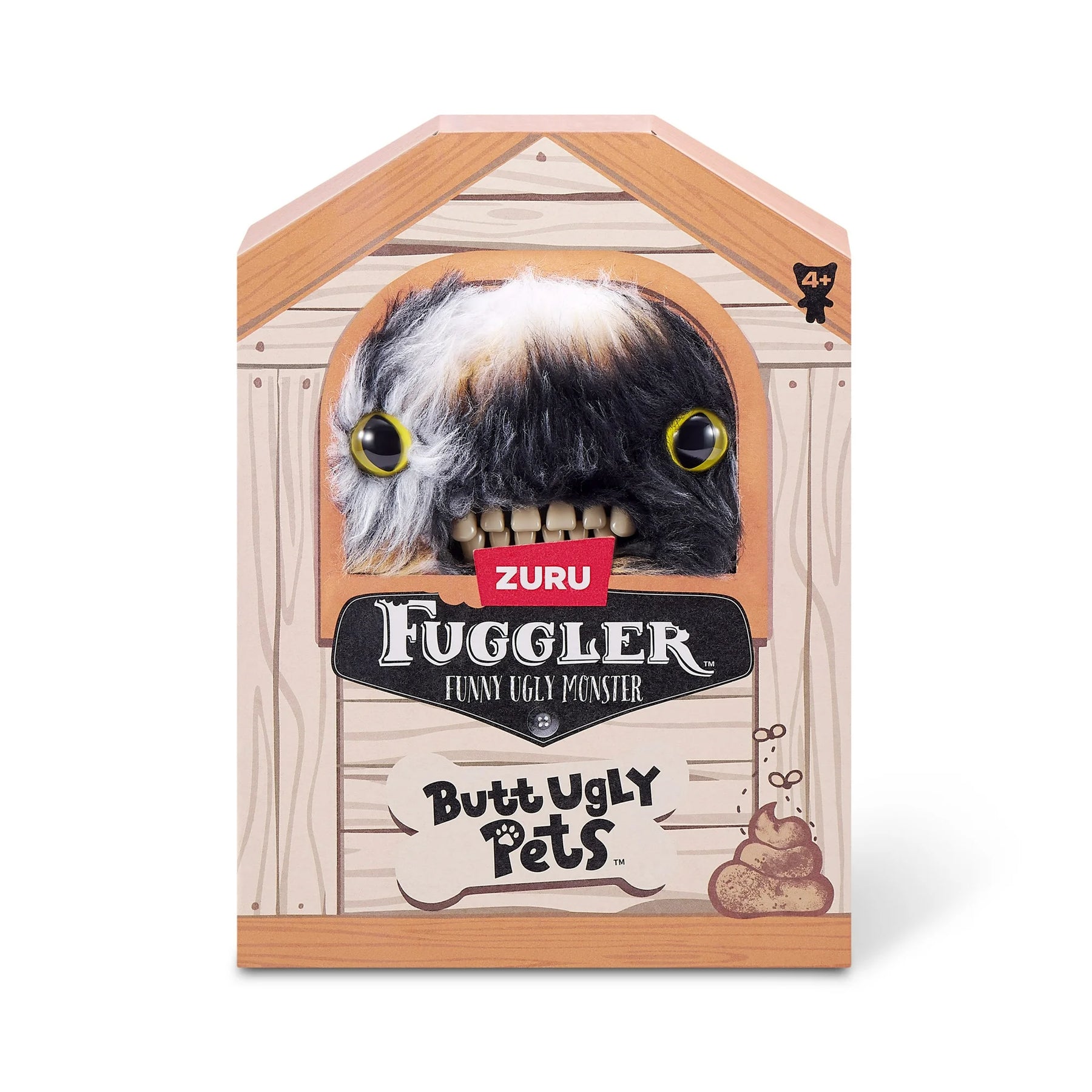 Fuggler - Butt Ugly Pets - Cheezee (Calico Cat)  -  9" Plush Figure