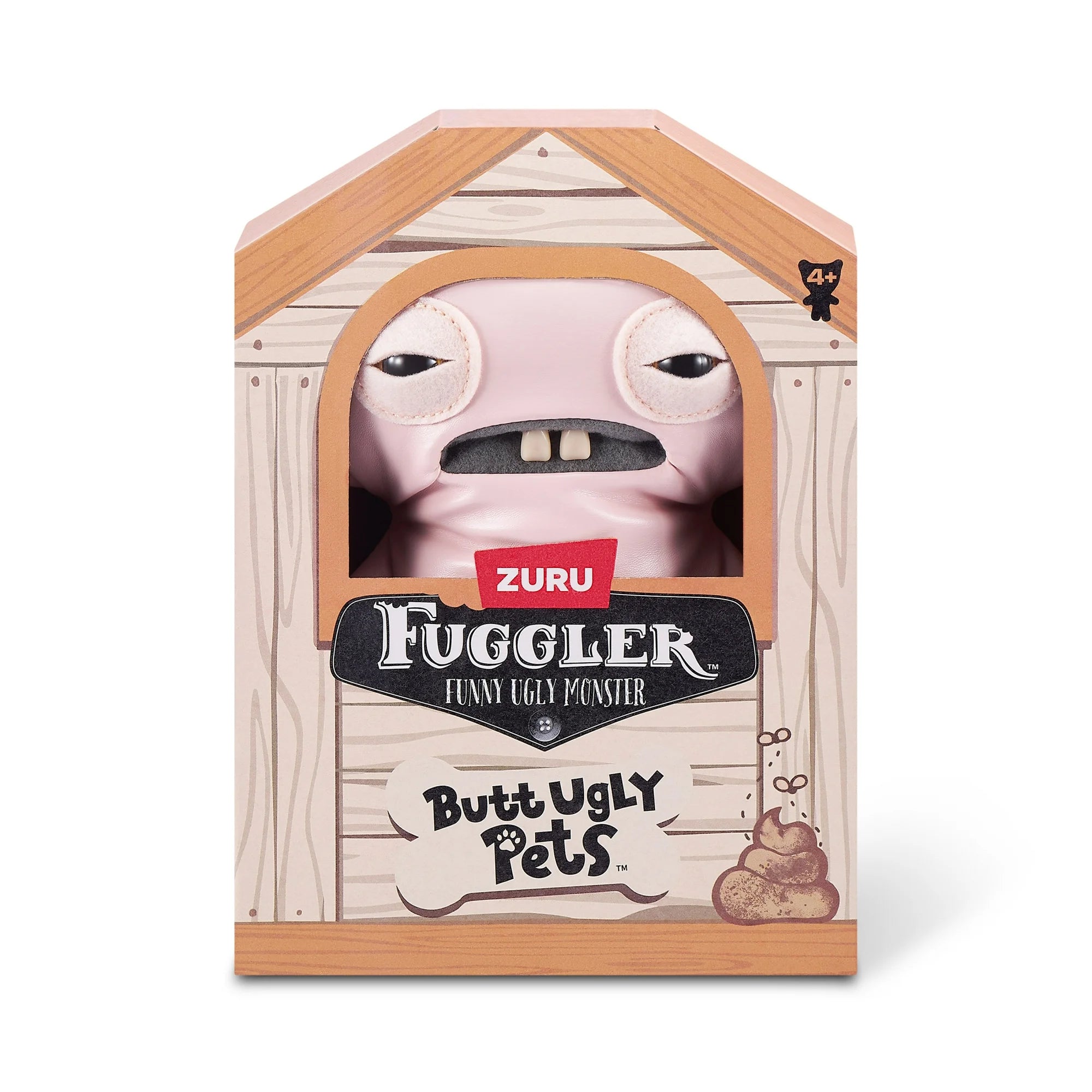 Fuggler - Butt Ugly Pets -  Uncladimir Tootin (Hairless Rat) - 9" Plush Figure