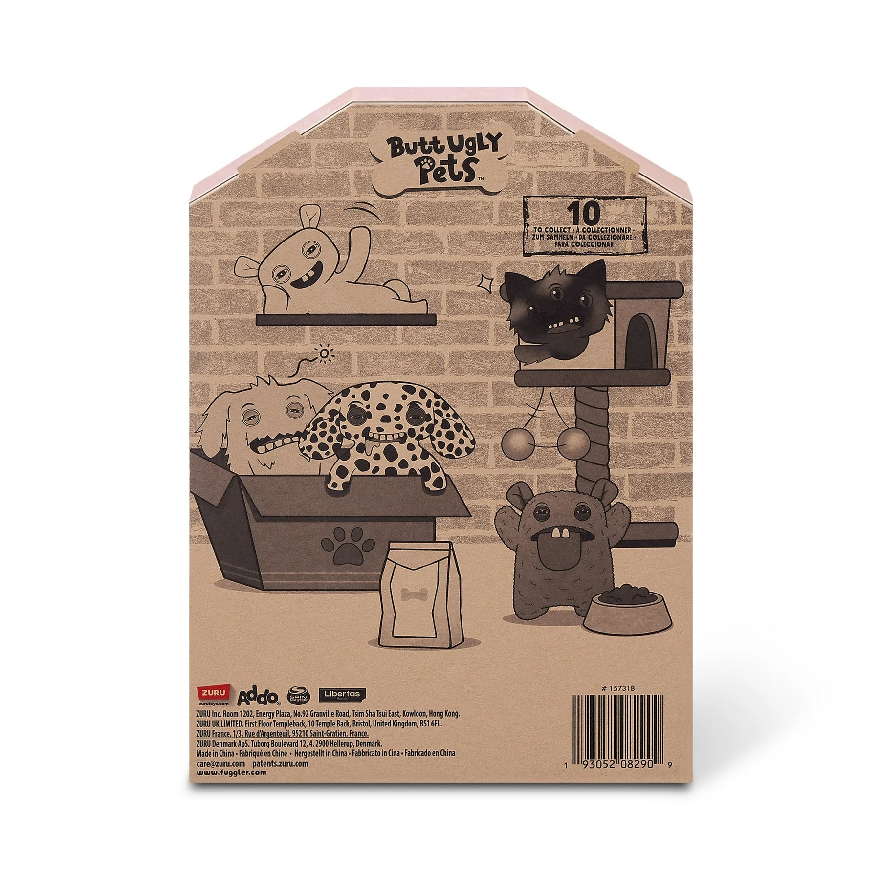 Fuggler - Butt Ugly Pets - Cheeky Chonky (Guinea Pig)  -  9" Plush Figure