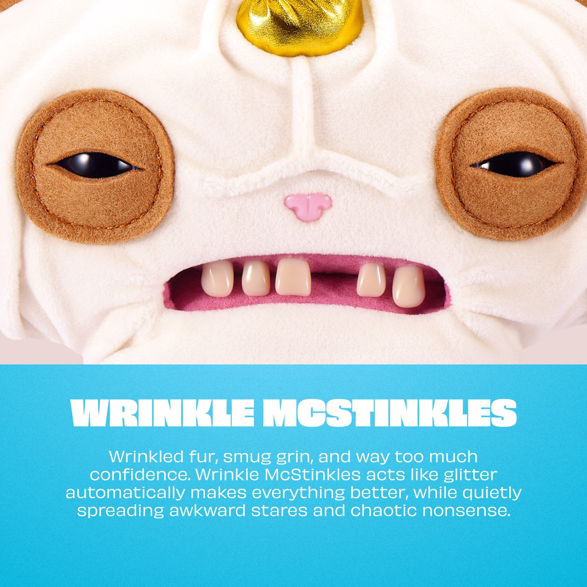 Fuggler - Fugglercorns - Wrinkle McStinkles 9" Plush Figure