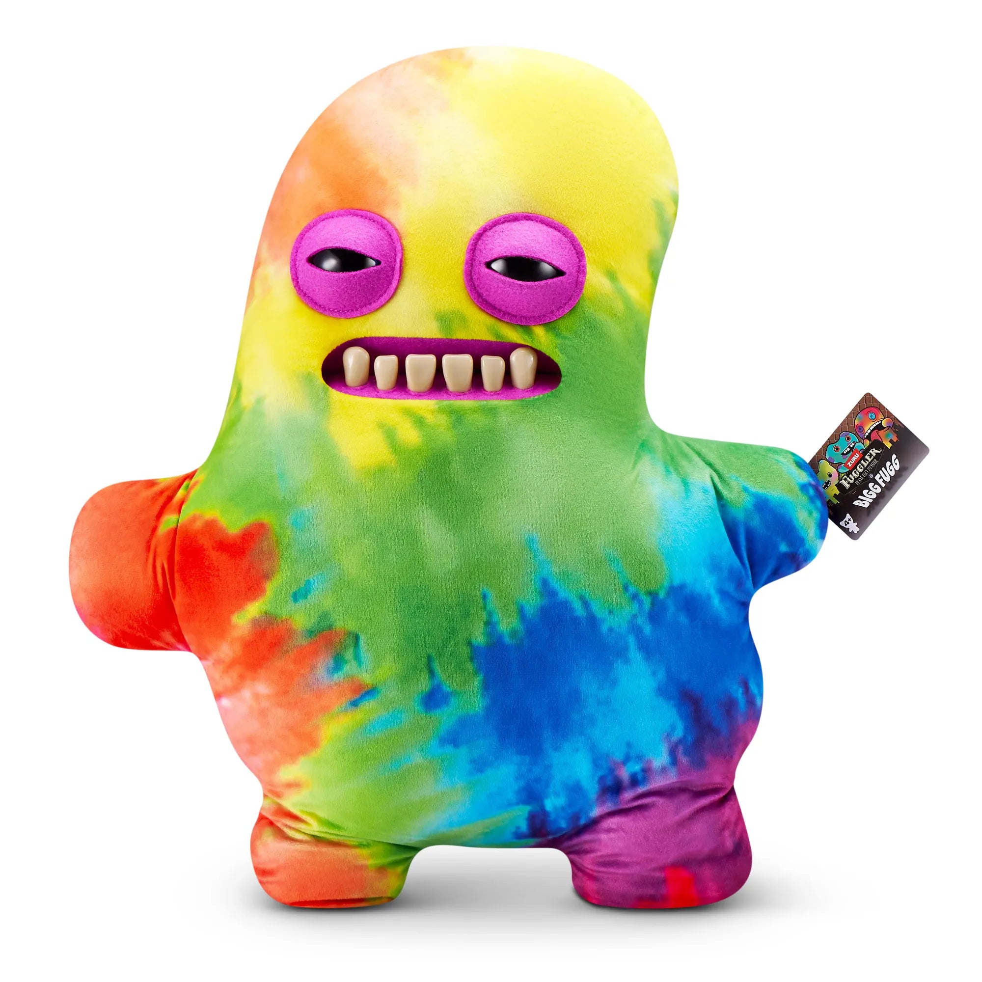 Fuggler - Bigg Fuggs - Sir Splodge A Lot (Tie-Dye) - 18" Plush Figure