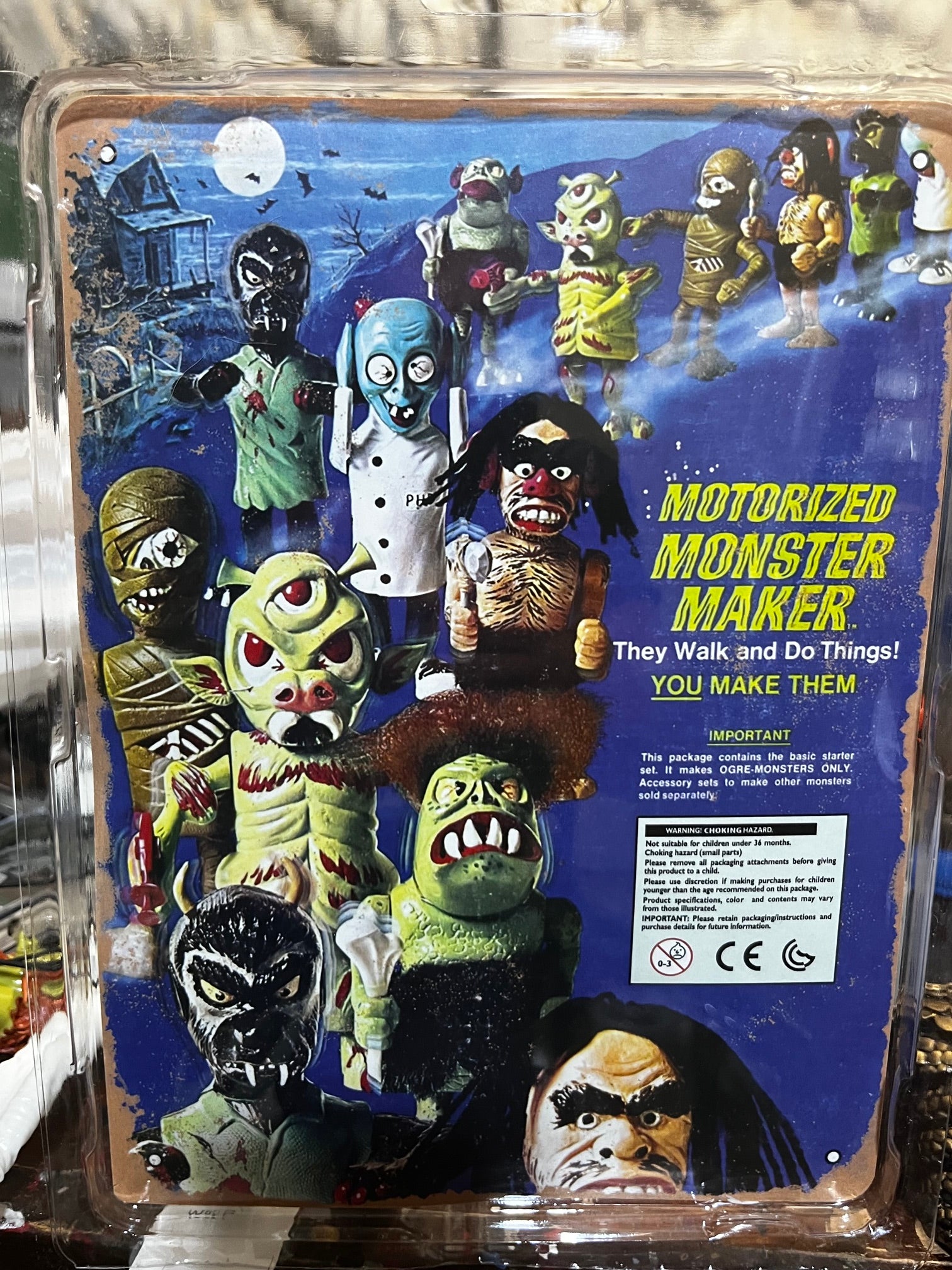 Brentz Dolz Motorized Monster Maker - Dr. Shriek 8" Art Action Figure