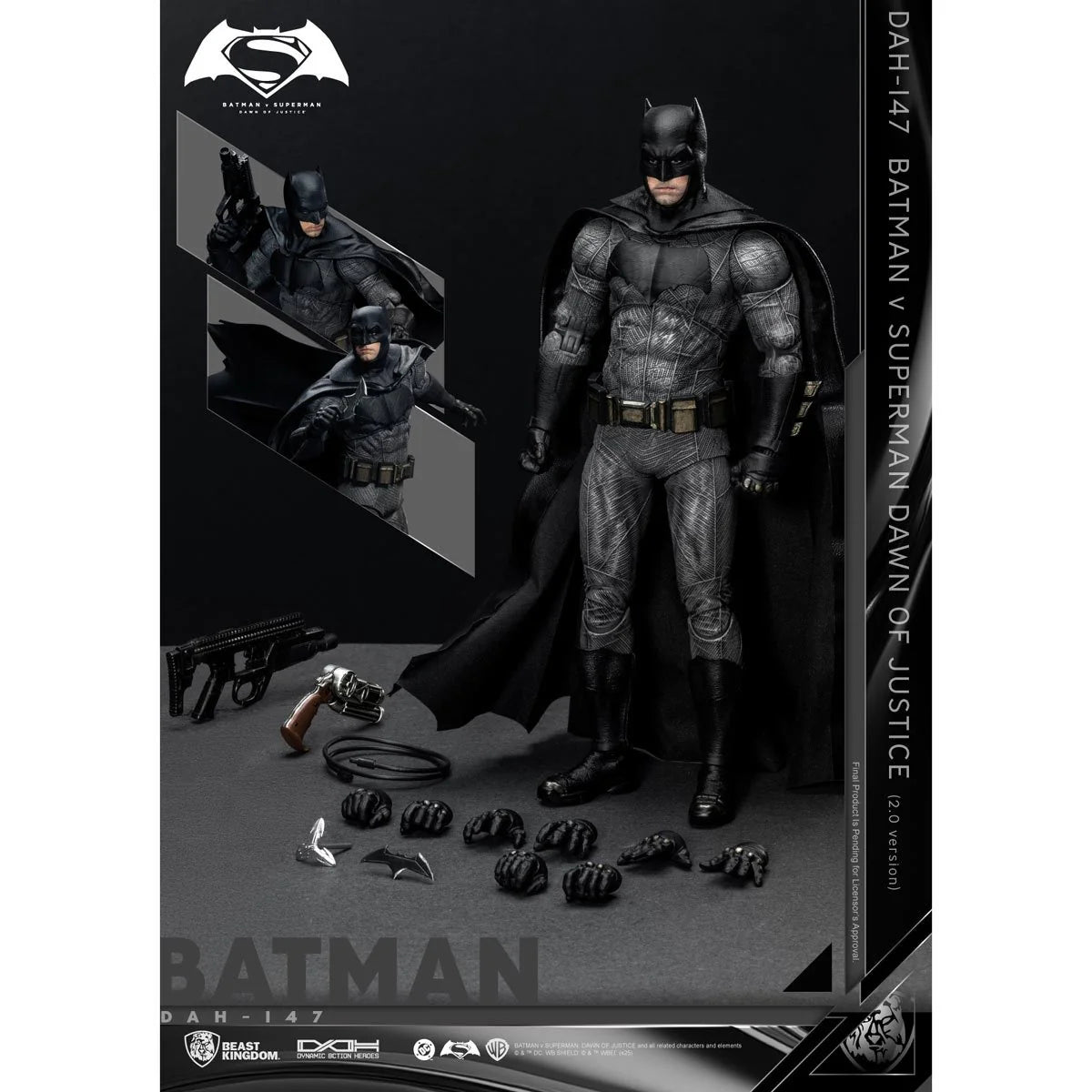 BATMAN v SUPEREMAN: DAWN OF JUSTICE - DYNAMIC 8CTION HEROES (DAH-147) BATMAN 2.0 ACTION FIGURE (PRE-ORDER SHIPS NOVEMBER 2026)