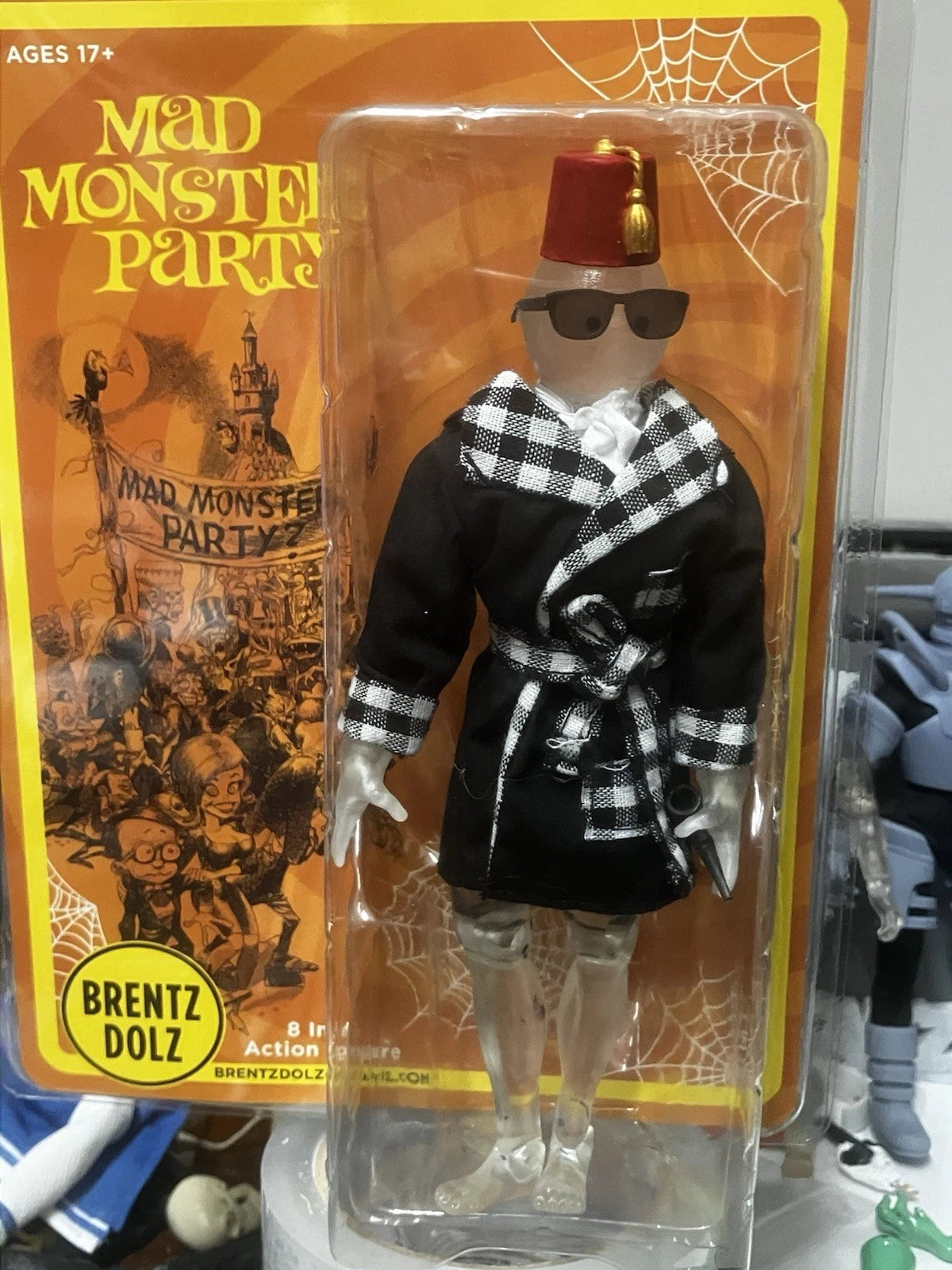 Brentz Dolz Mad Monster Party - The Invisible Man 8" Art Action Figure