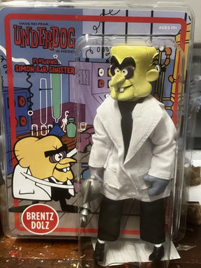 Brentz Dolz Underdog - Simon Barr Sinister 8" Art Action Figure