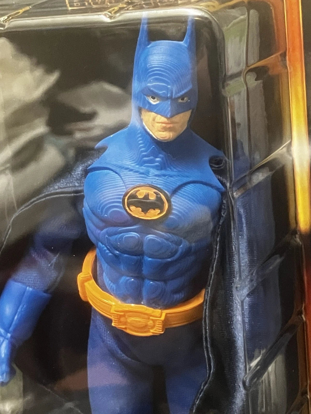 Brentz Dolz Batman (1989 Film) - Michael Keaton (Blue Version) 8" Art Action Figure
