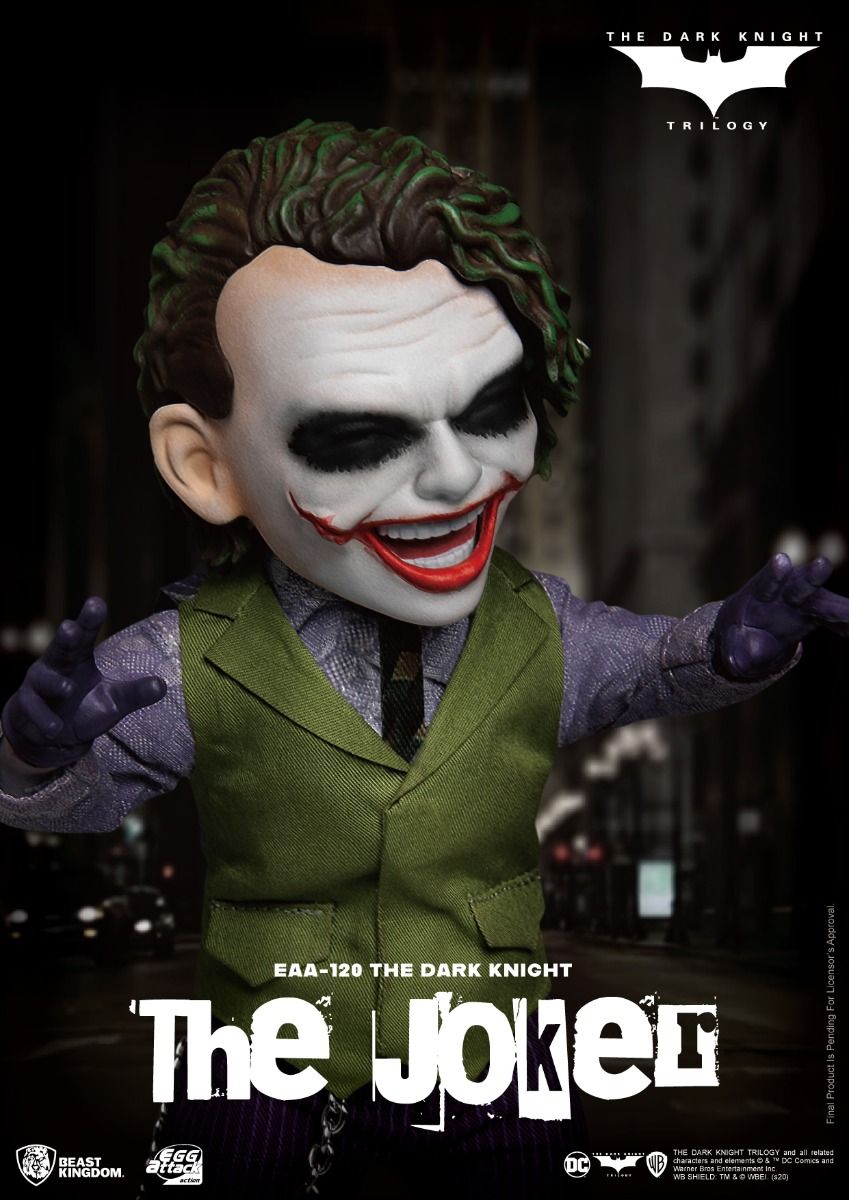 BEAST KINGDOM - THE DARK KNIGHT - THE JOKER EGG ATTACK ACTION FIGURE