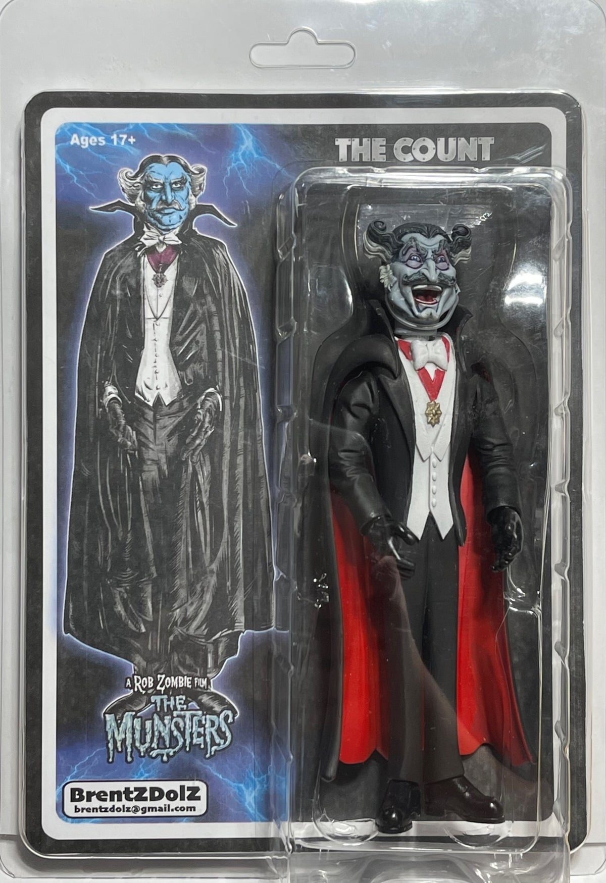 Brentz Dolz The Munsters (2022 Movie) - The Count (Resin) 8" Action Figure