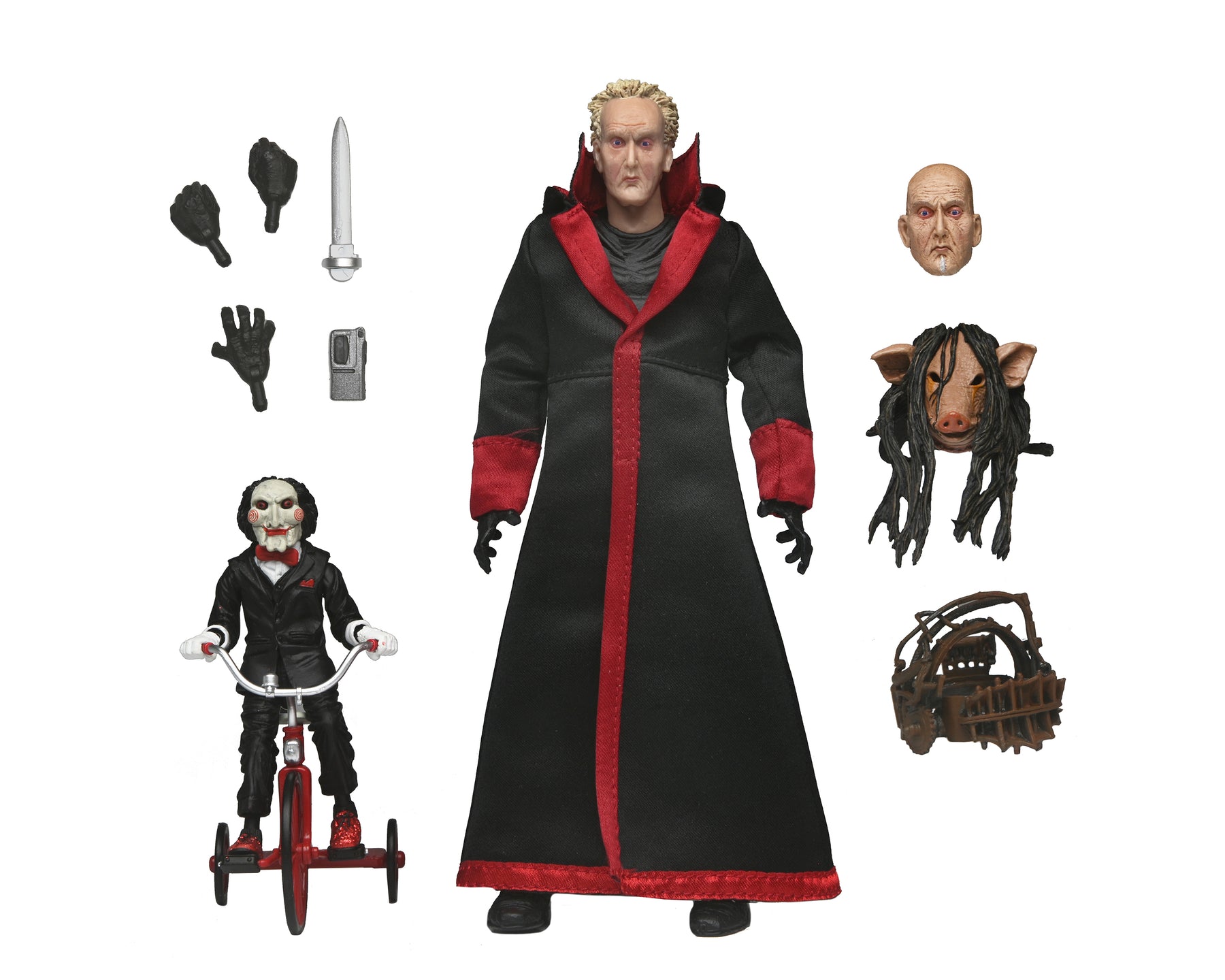 NECA - Saw - Ultimate  Jigsaw Killer (Black Robe) 7" Action Figure (Pre-Order Ships October)