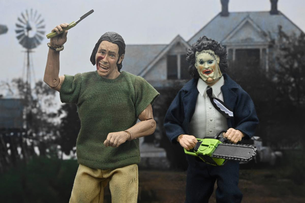 NECA - Texas Chainsaw Massacre - 50th Anniversary 8" Clothed Action Figure Bundle