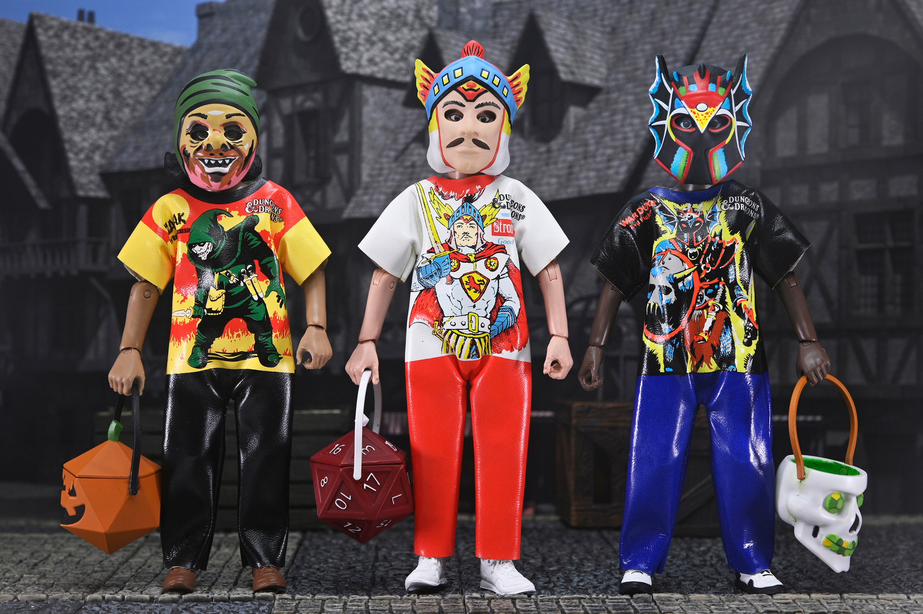 NECA - Ben Cooper Costume Kids Collection - Dungeons & Dragons Clothed Action Figure Set of 3