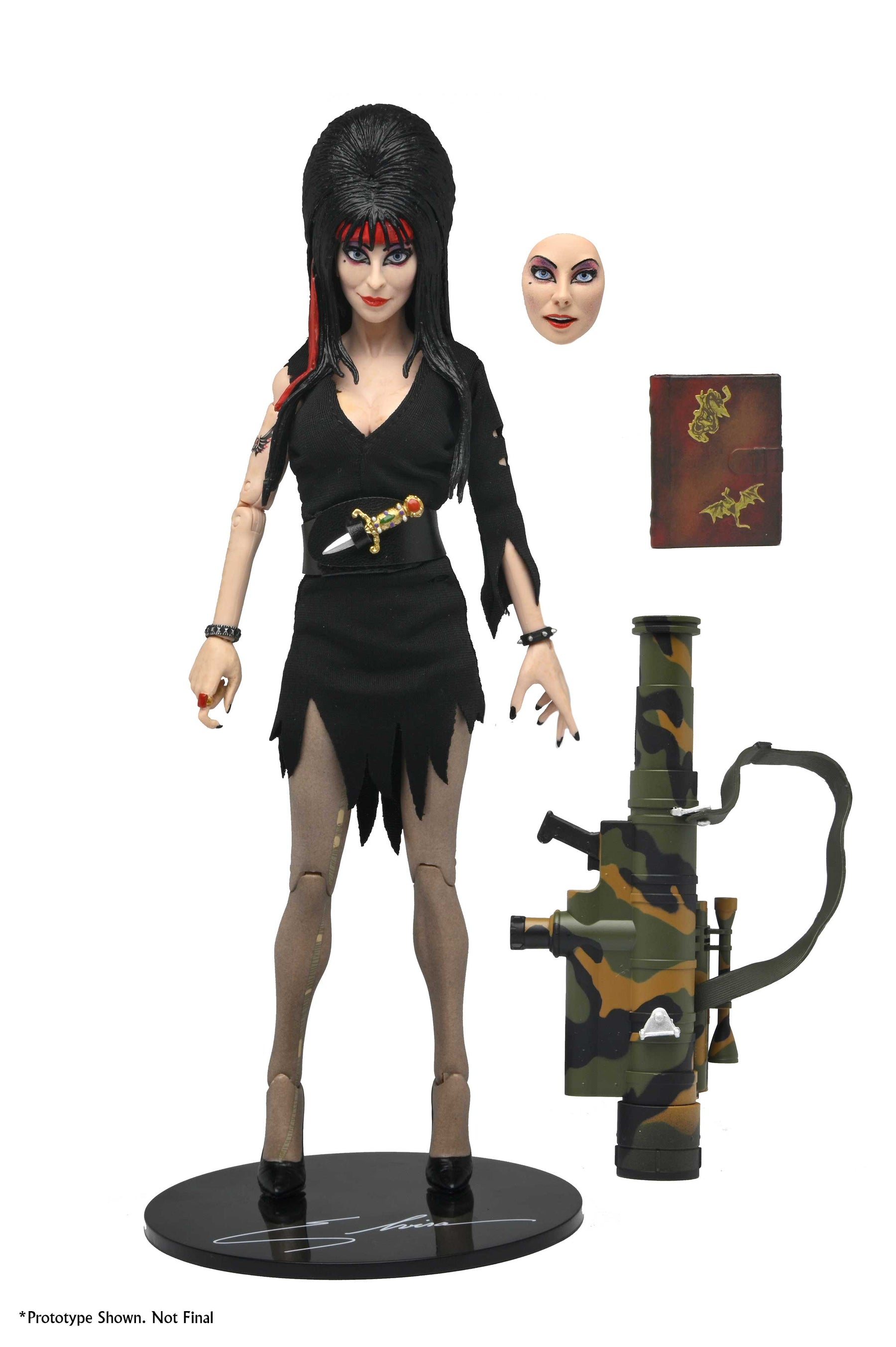 NECA - Elvira: Mistress of the Dark - Commando Elvira 8" Clothed Action Figure (Pre-Order Ships January)