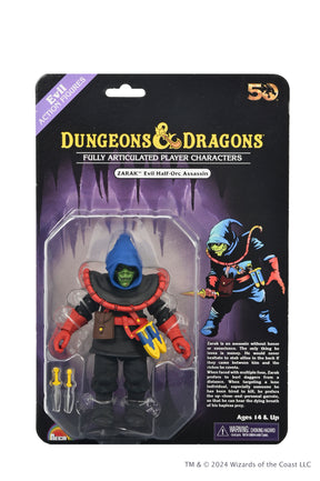 NECA - Dungeons & Dragons - 50th Anniversary Zarak on Blister Card 7" Action Figure (Pre-Order Ships October)