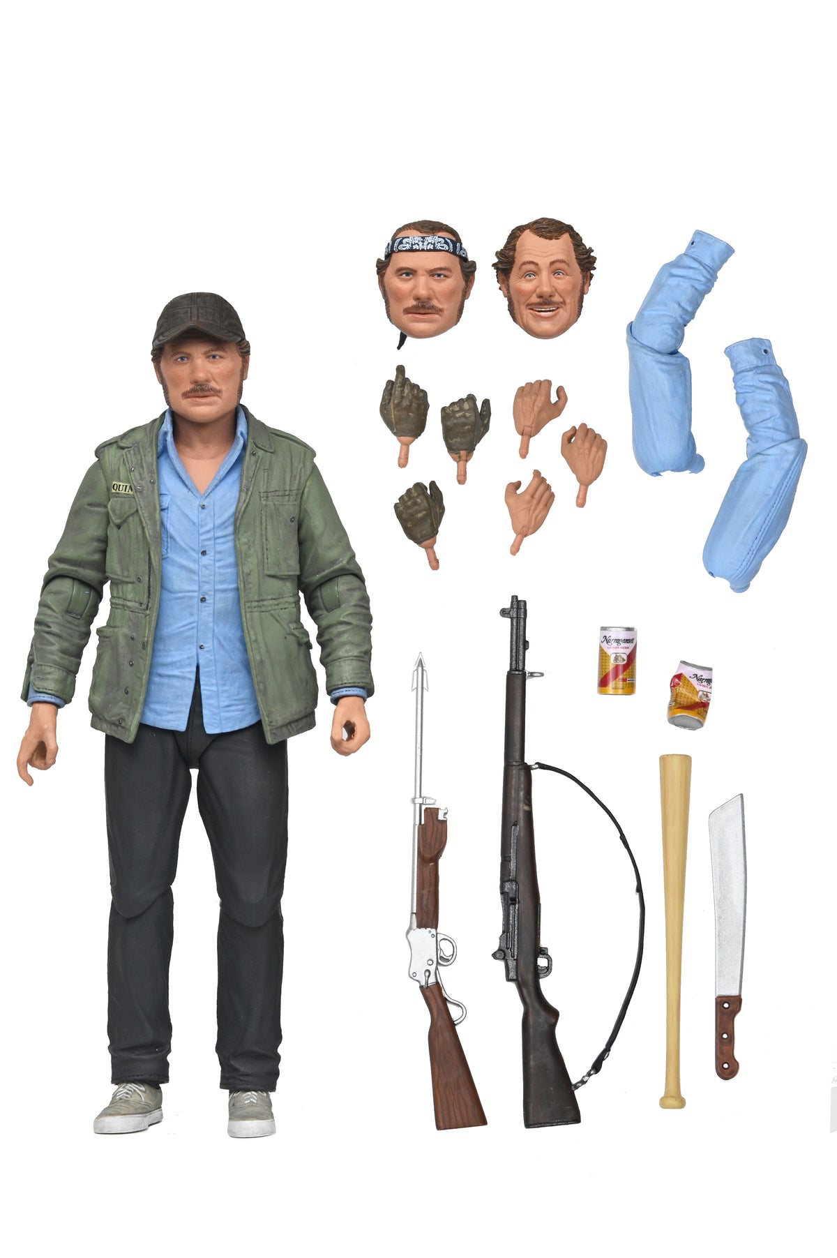 NECA - Jaws - 50th Anniversary Ultimate Sam Quint 7" Scale Action Figure (Pre-Order Ships Q3 2025)