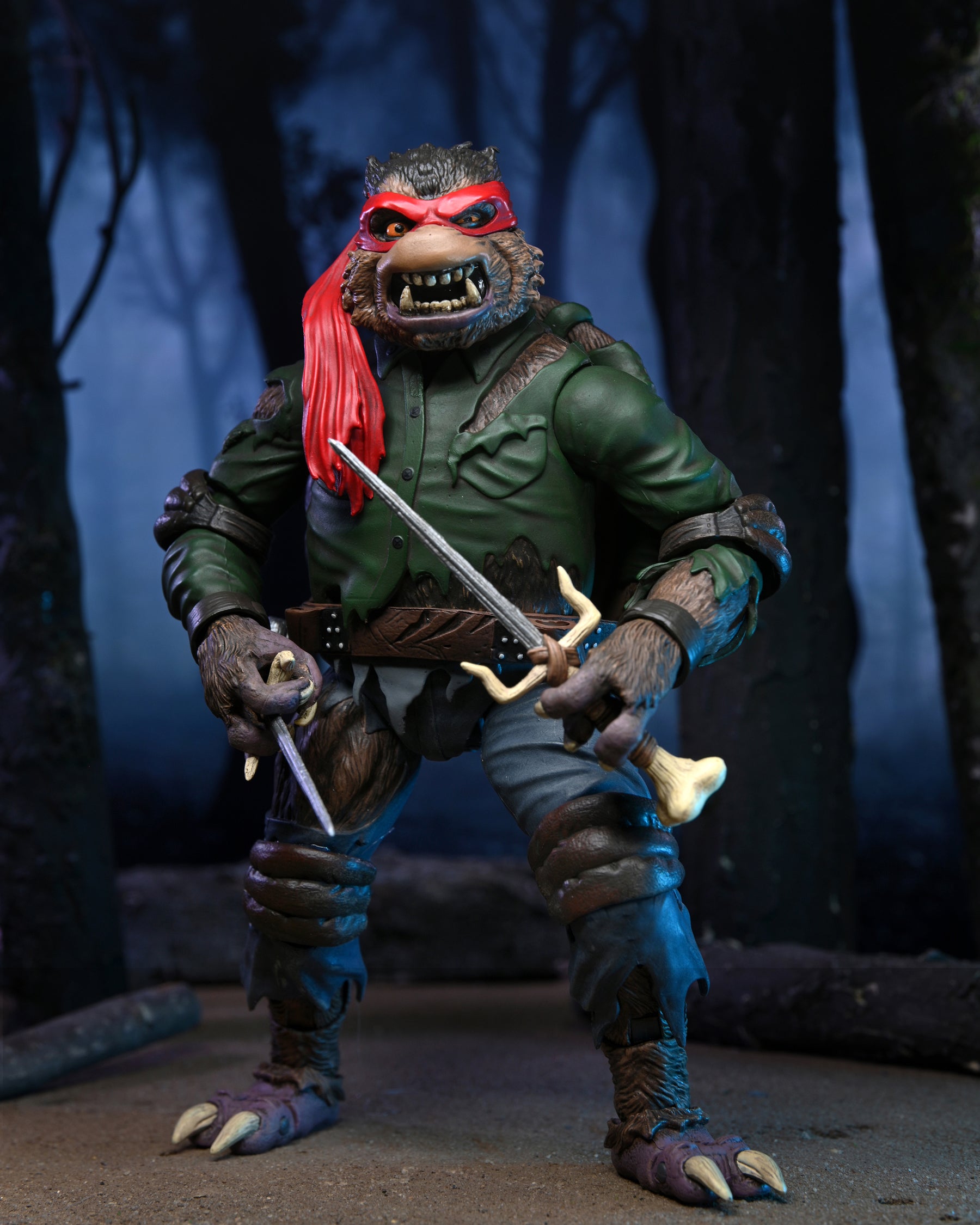 NECA - Universal Monsters x TMNT - Ultimate Raphael as Wolfman 7" Action Figure