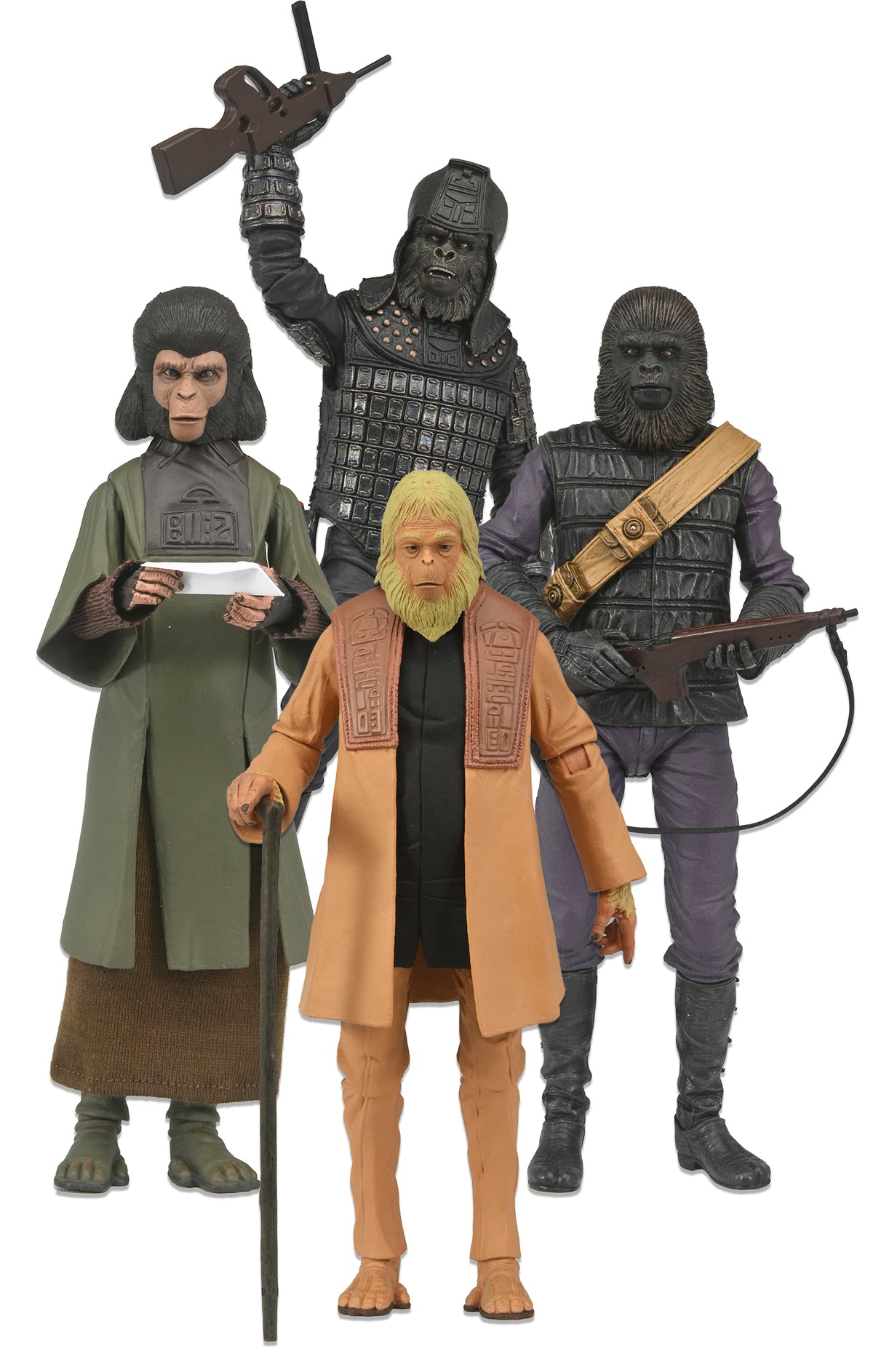 NECA - Planet of the Apes: Legacy Series 7" Scale Action Figure Set of 4 (Pre-Order Ships June)
