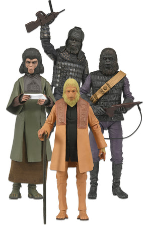 NECA - Planet of the Apes: Legacy Series 7" Scale Action Figure Set of 4