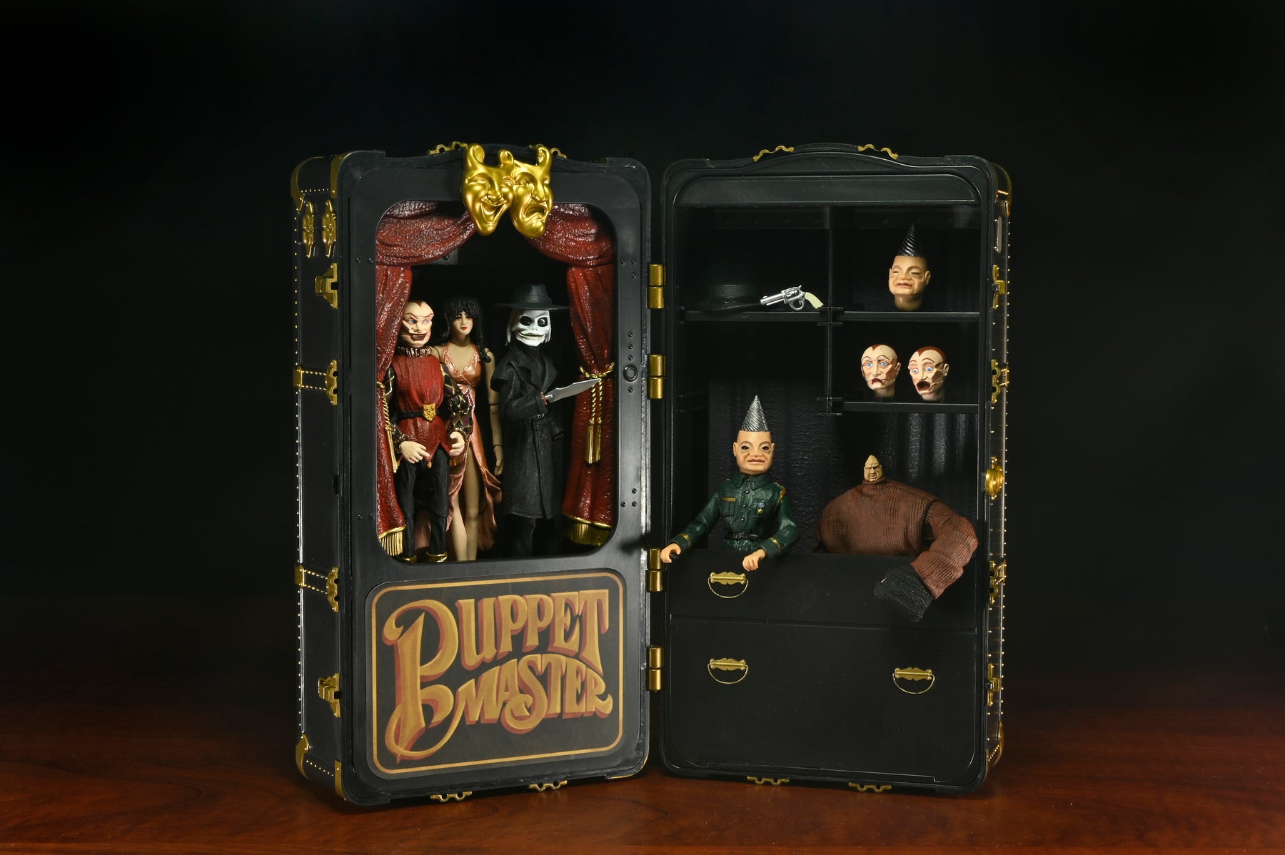 NECA - Puppet Master - Leech Woman & Toulon's Puppet Case Figure 2-Pack (Pre-Order Ships November)