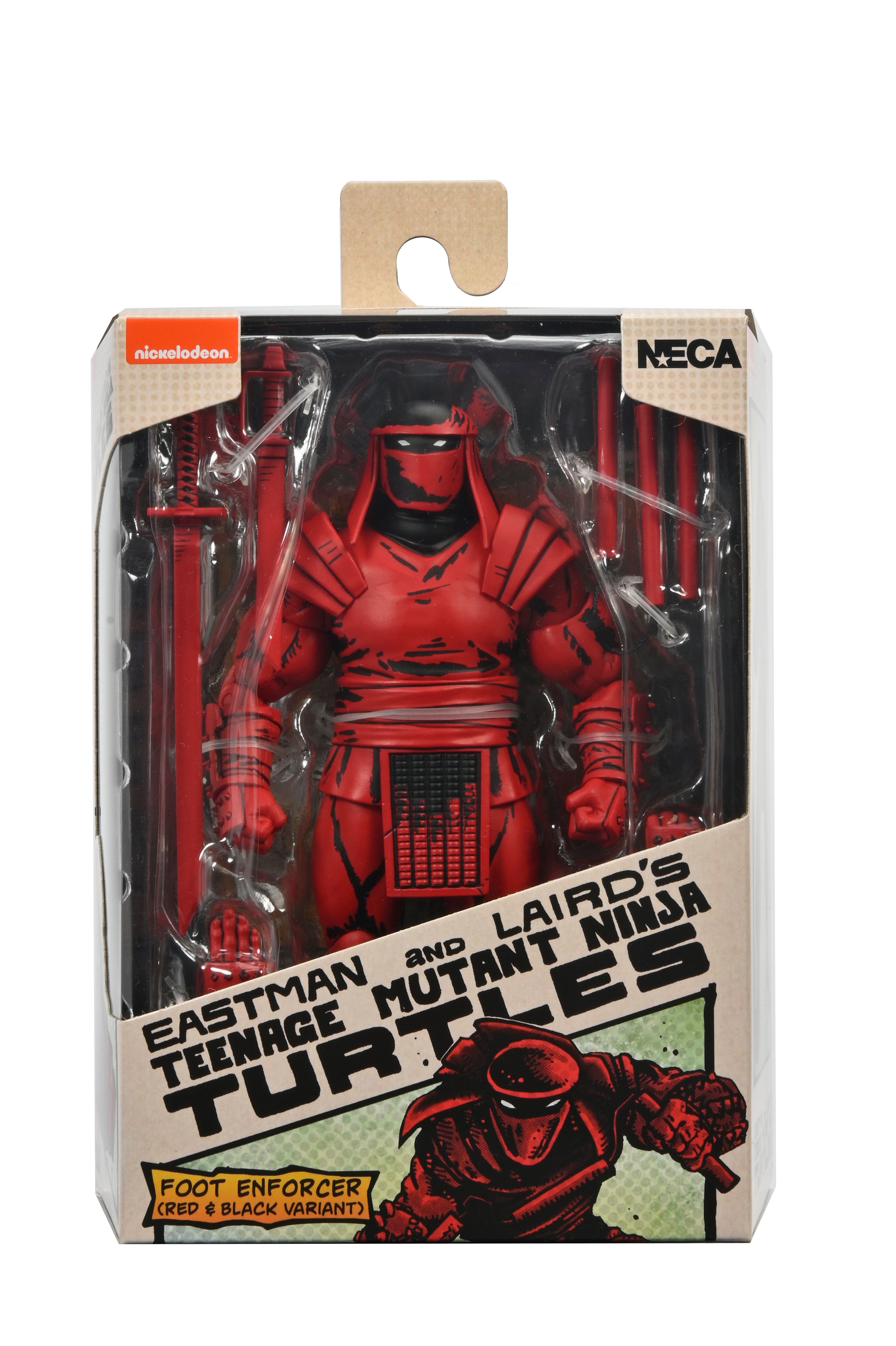 NECA - TMNT: Mirage Comics - Ultimate Foot Enforcer (Red & Black Variant) 7" Scale Action Figure