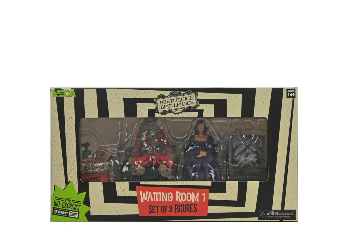 NECA - Beetlejuice (2024) - "Waiting Room 1" 4-Piece Figure  Set (Pre-Order Ships October)