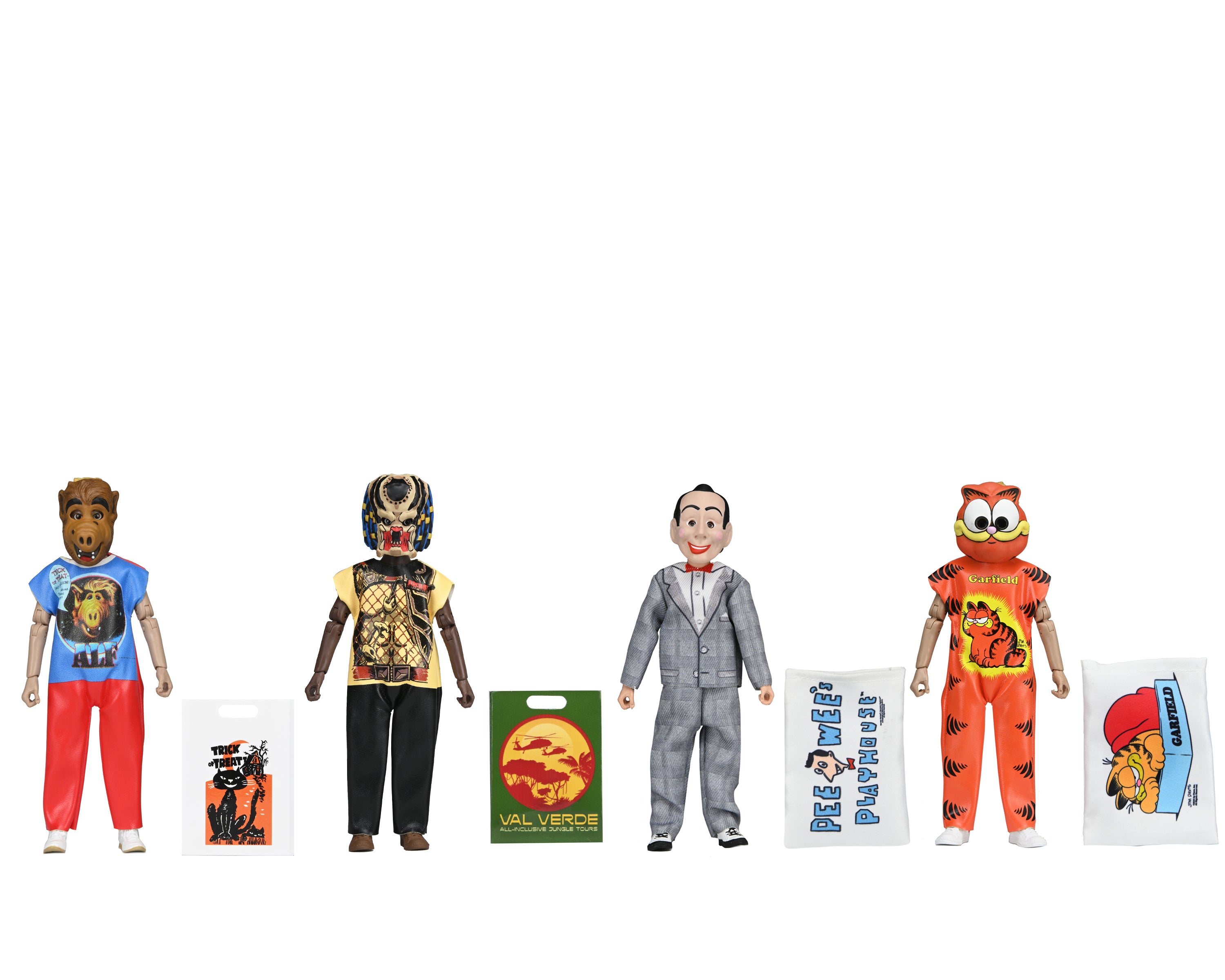 NECA - Ben Cooper Costume Kids Collection (Series 8) Clothed Action Figure Set of 4