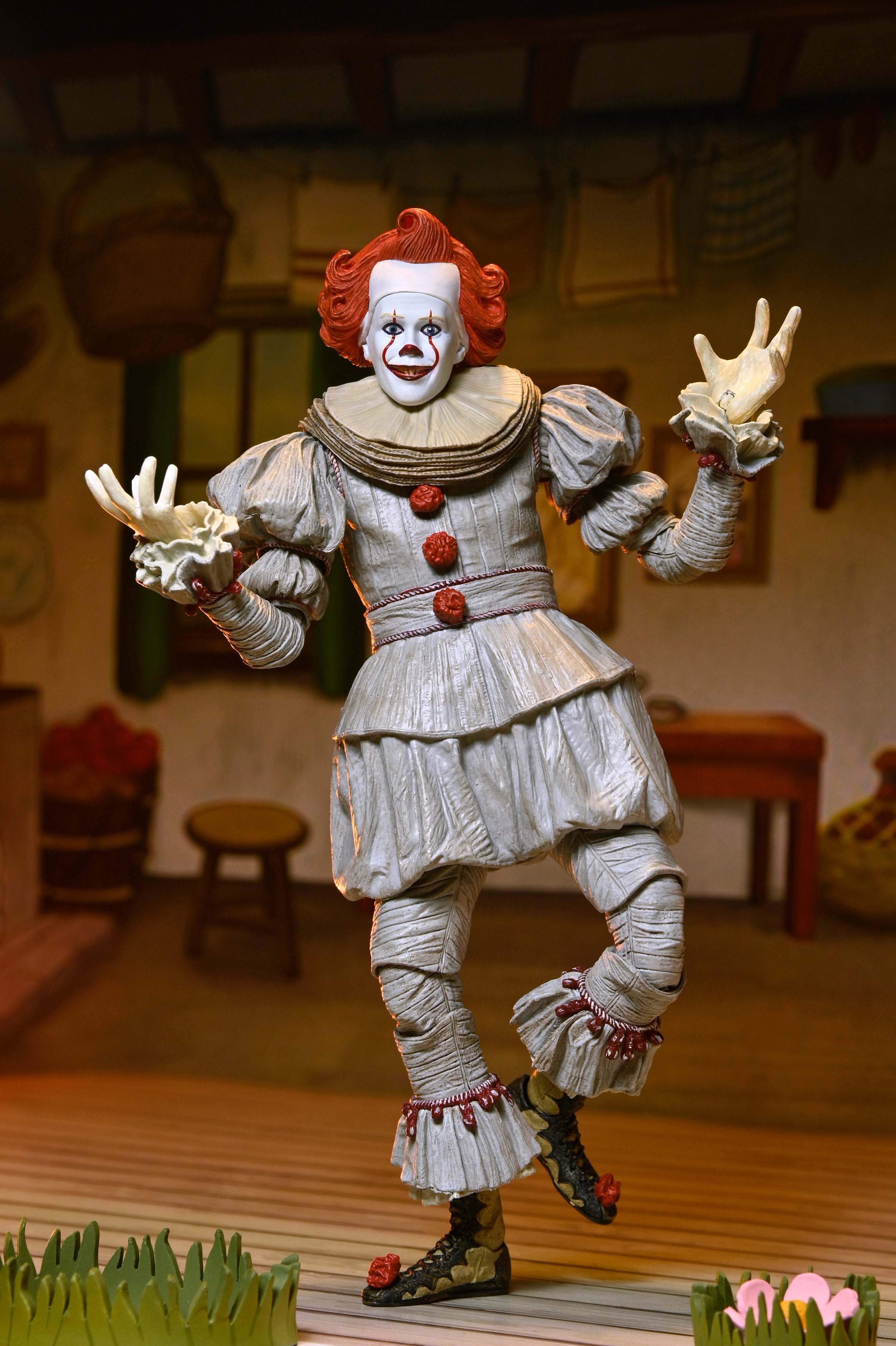 NECA - IT: Welcome to Derry - Ultimate Bob Gray as Pennywise 7" Scale Action Figure (Pre-Order Ships April 2026)