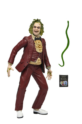 NECA - Beetlejuice (1988) - Beetlejuice (Red Tuxedo) on Blister Card 7" Action Figure (Pre-Order Ships October)