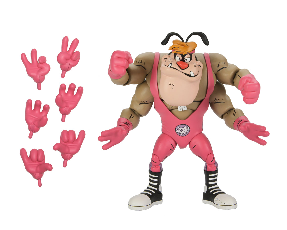 NECA - TMNT: Archie Comics - Stump Wrestling Cryin' Houn' 7" Deluxe Action Figure (Pre-Order Ships February 2025)