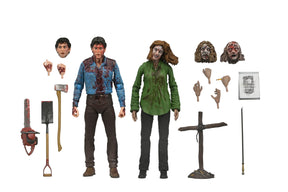 NECA - Evil Dead - Ultimate Bloody Ash & Cheryl Williams 7" Action Figure 2-Pack (Pre-Order Ships January)