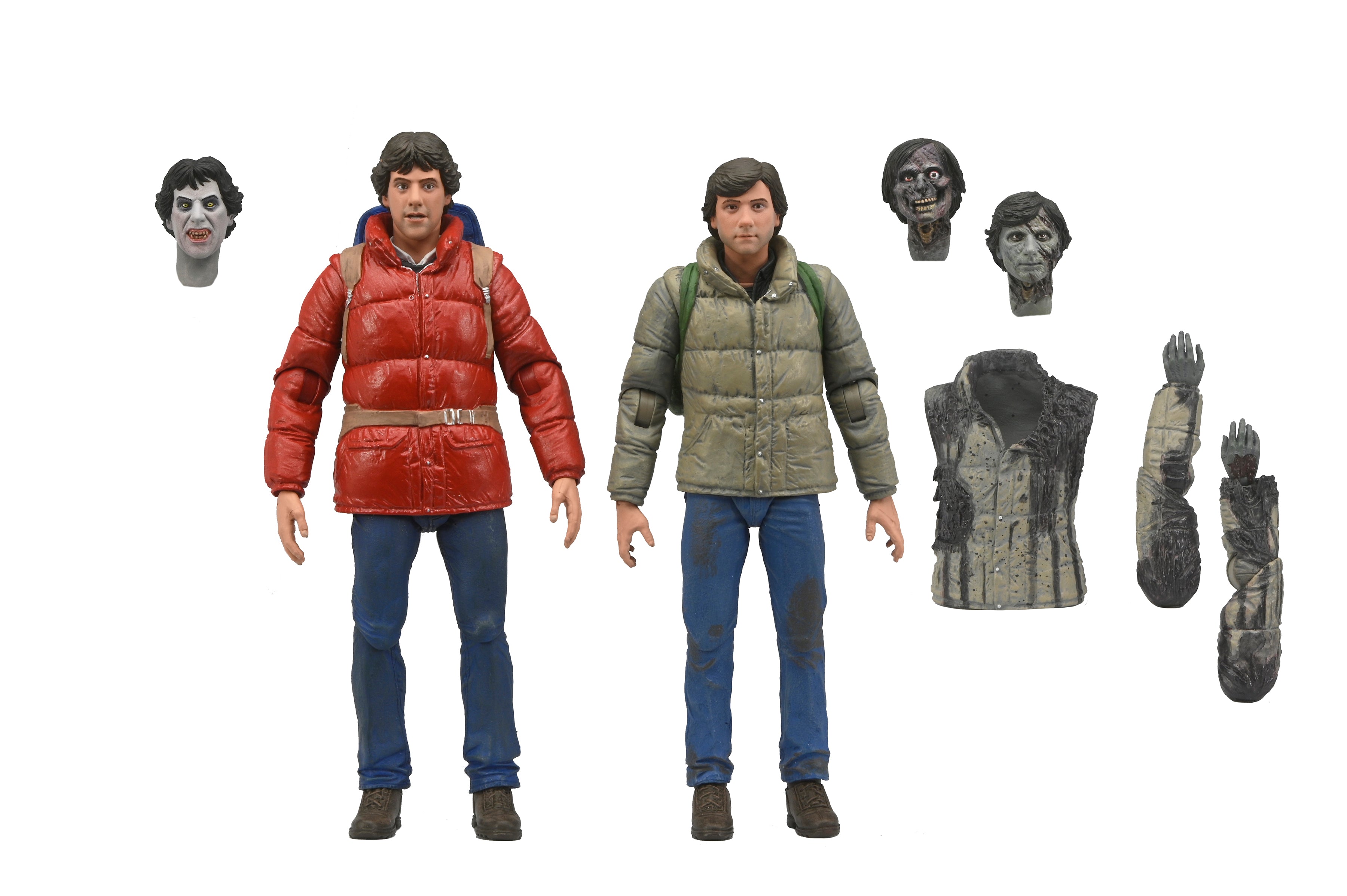 Damaged Package - NECA - An American Werewolf In London - Ultimate David Kessler & Jack Goodman 7" Action Figure 2-Pack