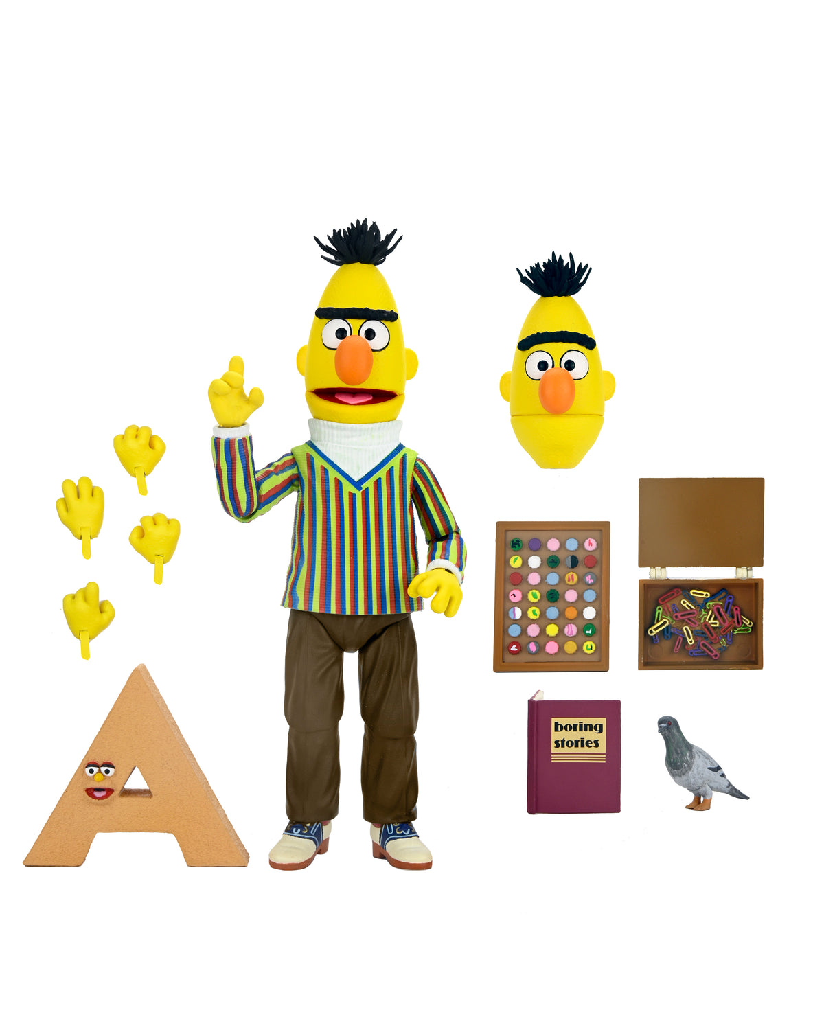 NECA - Sesame Street - Ultimate Bert 7" Action Figure (Pre-Order Ships January 2025)