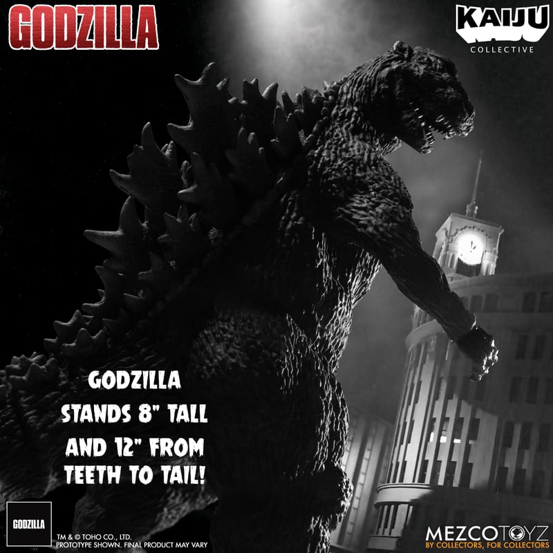 Kaiju Collective - Godzilla (1954) Black and White Edition (Pre-Order Ships December 2023)