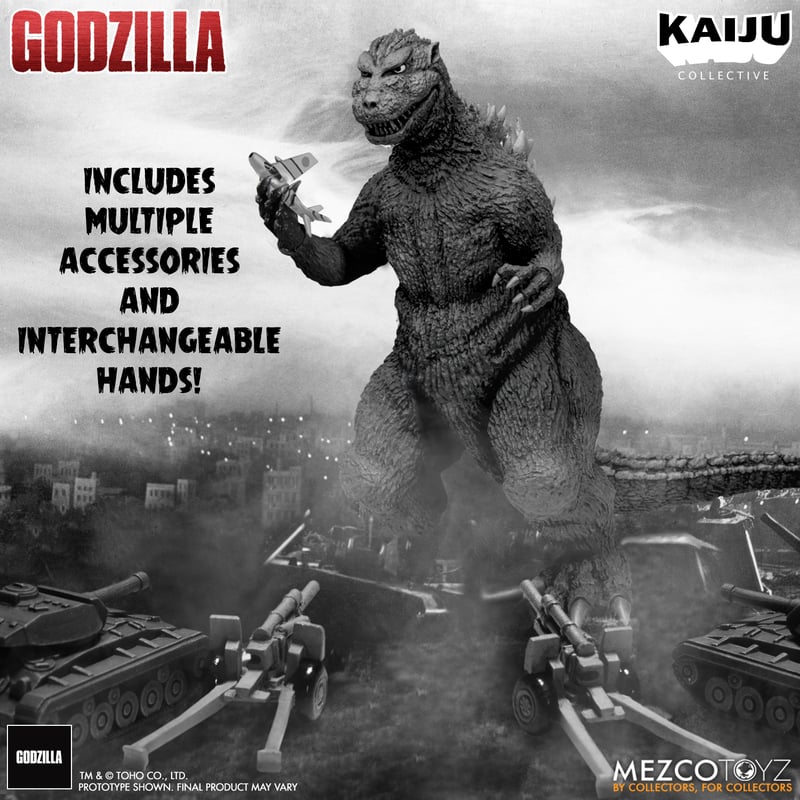 Kaiju Collective - Godzilla (1954) Black and White Edition (Pre-Order Ships July 2025)