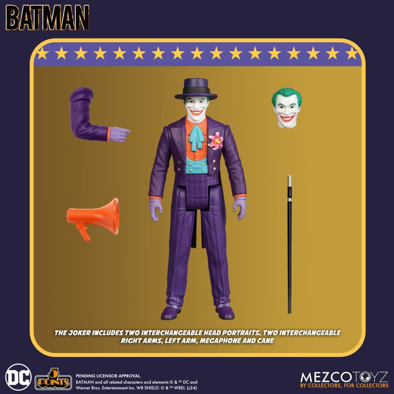 5 Points - Batman (1989): Set of 3 Action Figures (Pre-Order Ships Aug-Oct 2025)