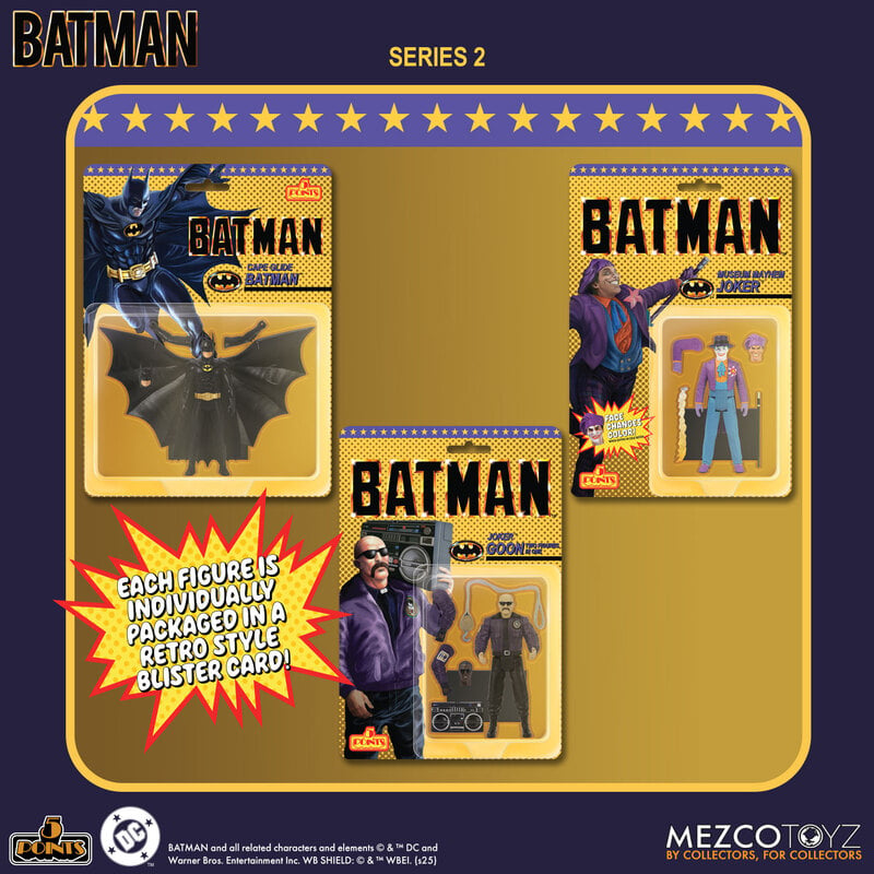 5 Points - Batman (1989) - Series 2 - Set of 3 Action Figures