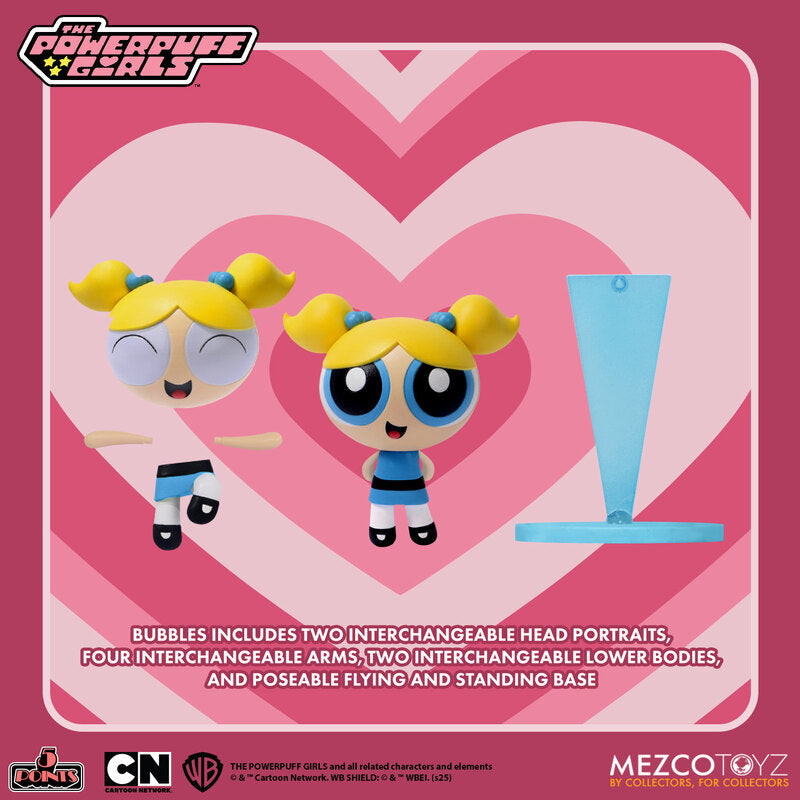 5 Points - The Powerpuff Girls Set of 4 Action Figures (Pre-Order Ships July 2026)