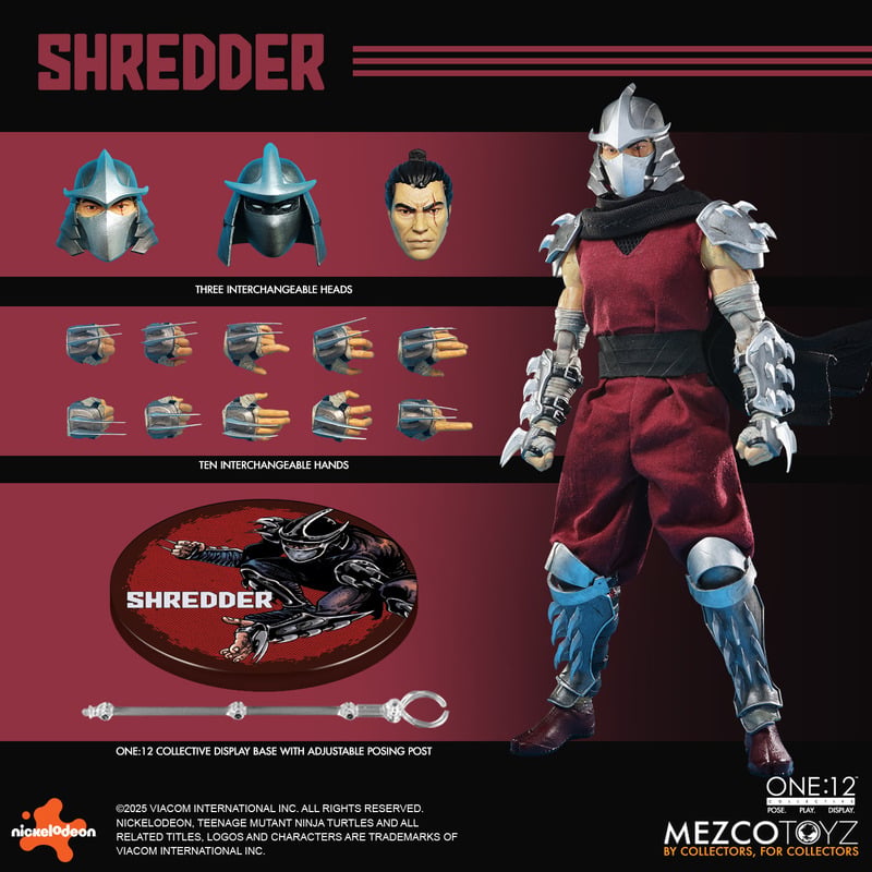One:12 Collective - TMNT - Shredder Action Figure (Pre-Order Ships September 2026)