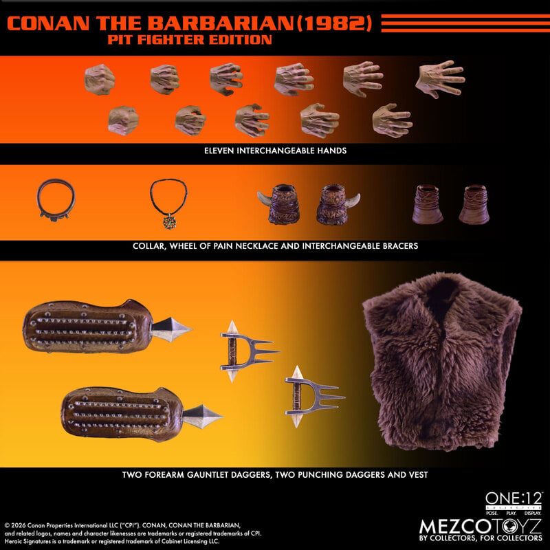 One:12 Collective - Conan The Barbarian (1982) - Pit Fighter Edition Action Figure (Pre-Order Ships January 2027)