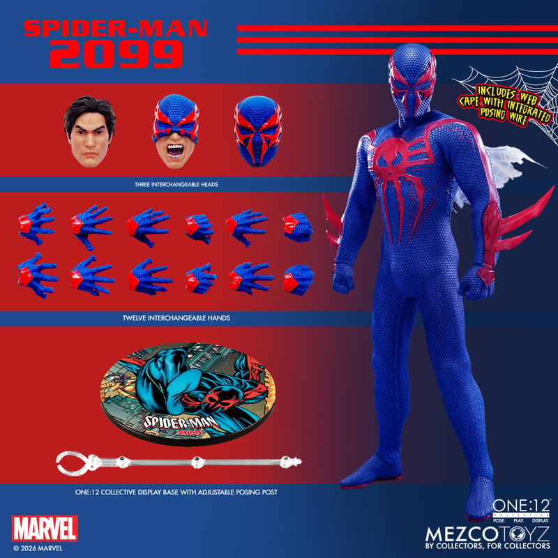 One:12 Collective - Spider-Man - Spider-Man 2099  Action Figure (Pre-Order Ships January 2027)