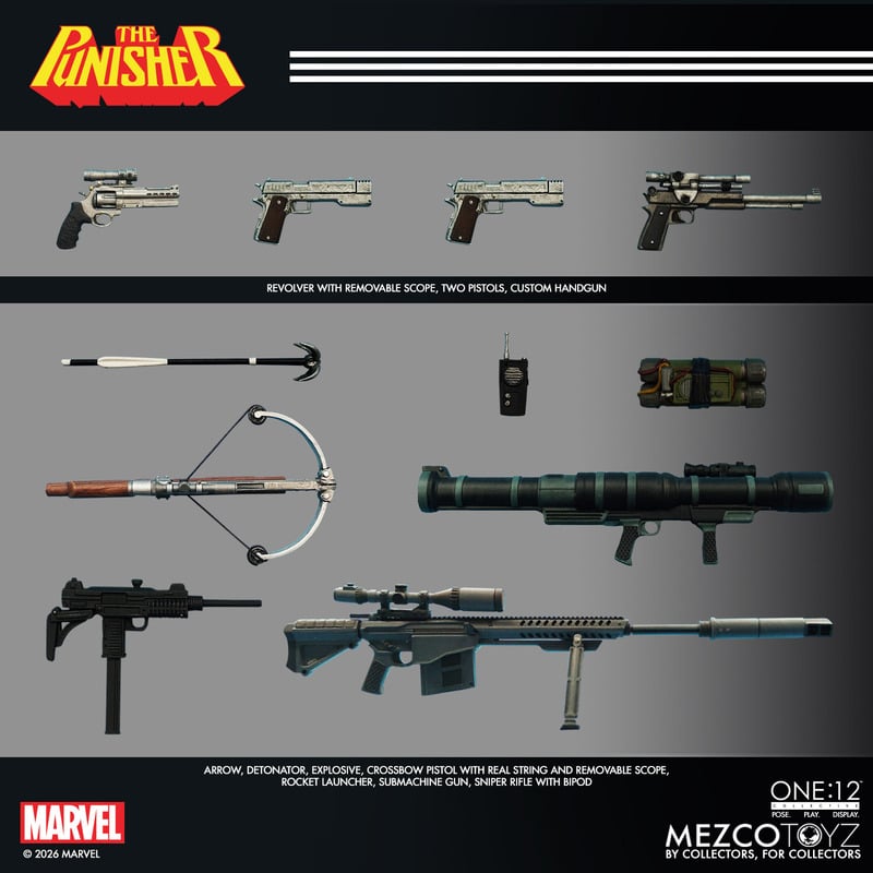 One:12 Collective - Marvel - Punisher Action Figure (Pre-Order Ships March 2027)