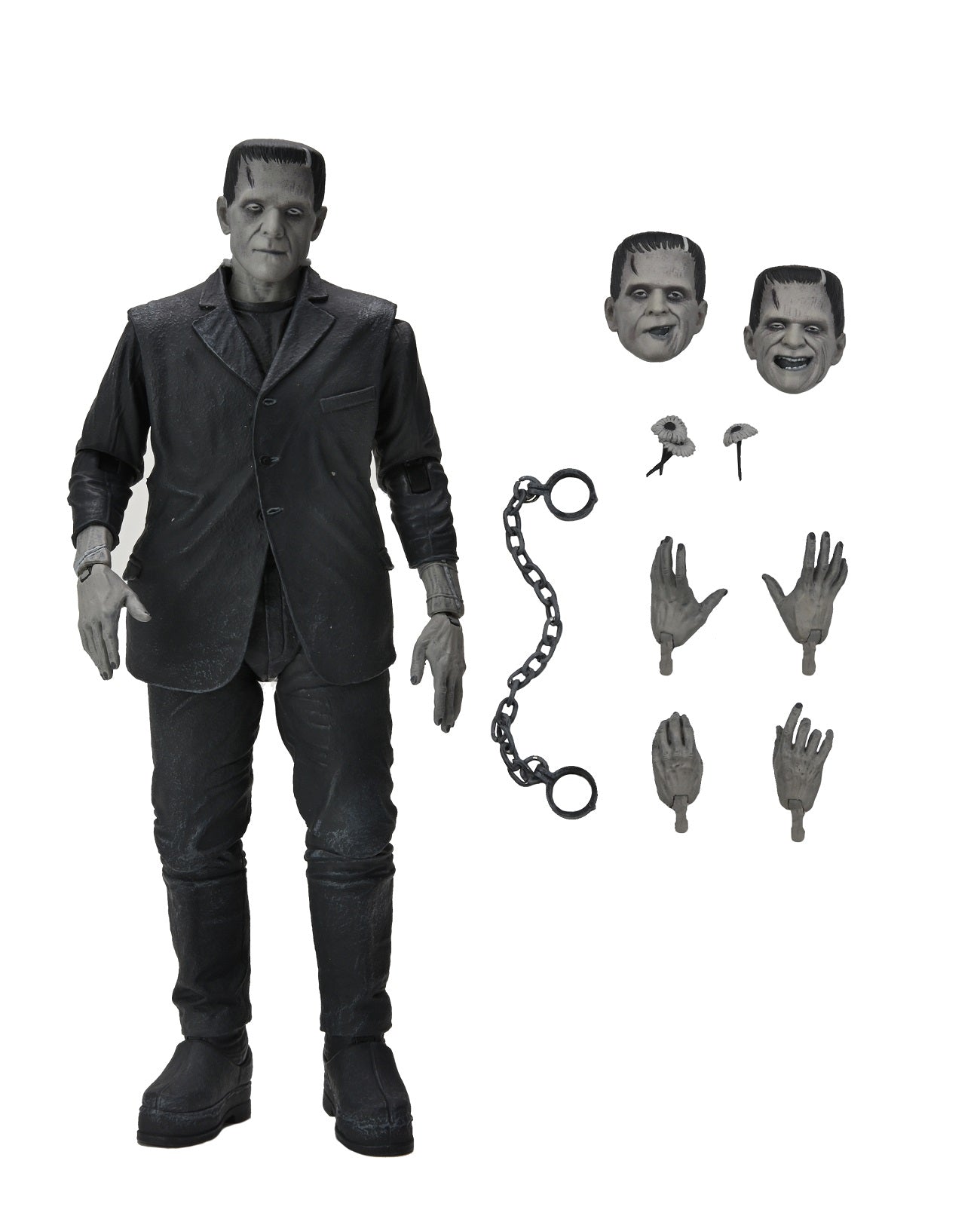 NECA - Universal Monsters - Ultimate Frankenstein's Monster (B&W)  7" Action Figure - Zlc Collectibles