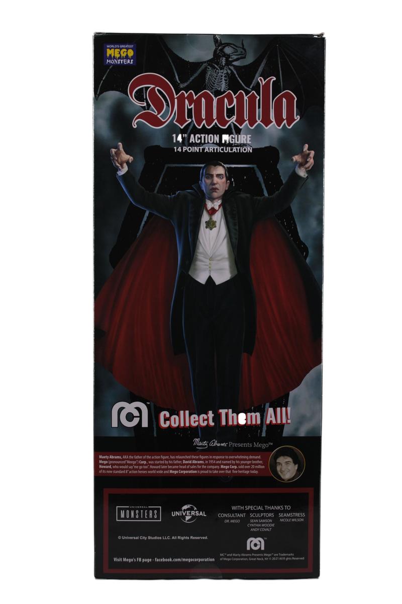 Damaged Package Mego Horror Dracula 14" Action Figure - Zlc Collectibles