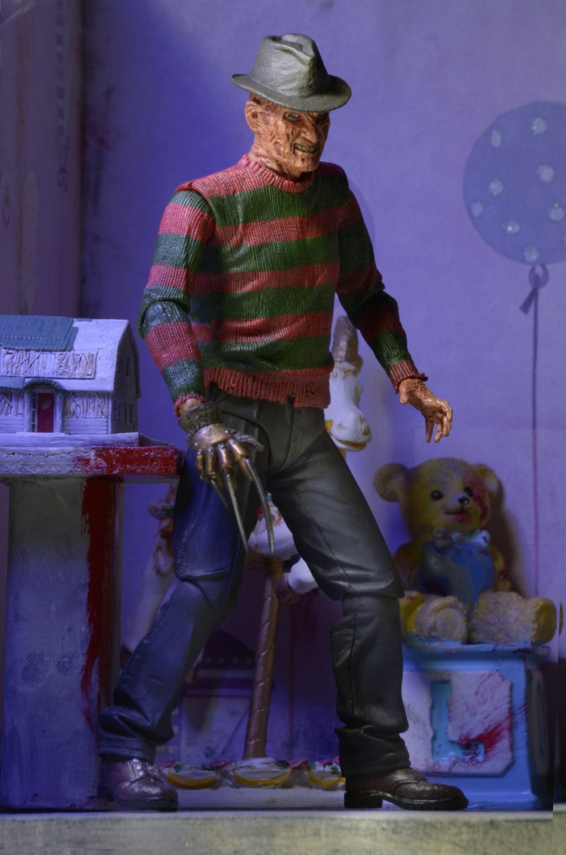 NECA - Nightmare on Elm Street 3 Dream Warrior - Ultimate Freddy 7" Action Figure - Zlc Collectibles