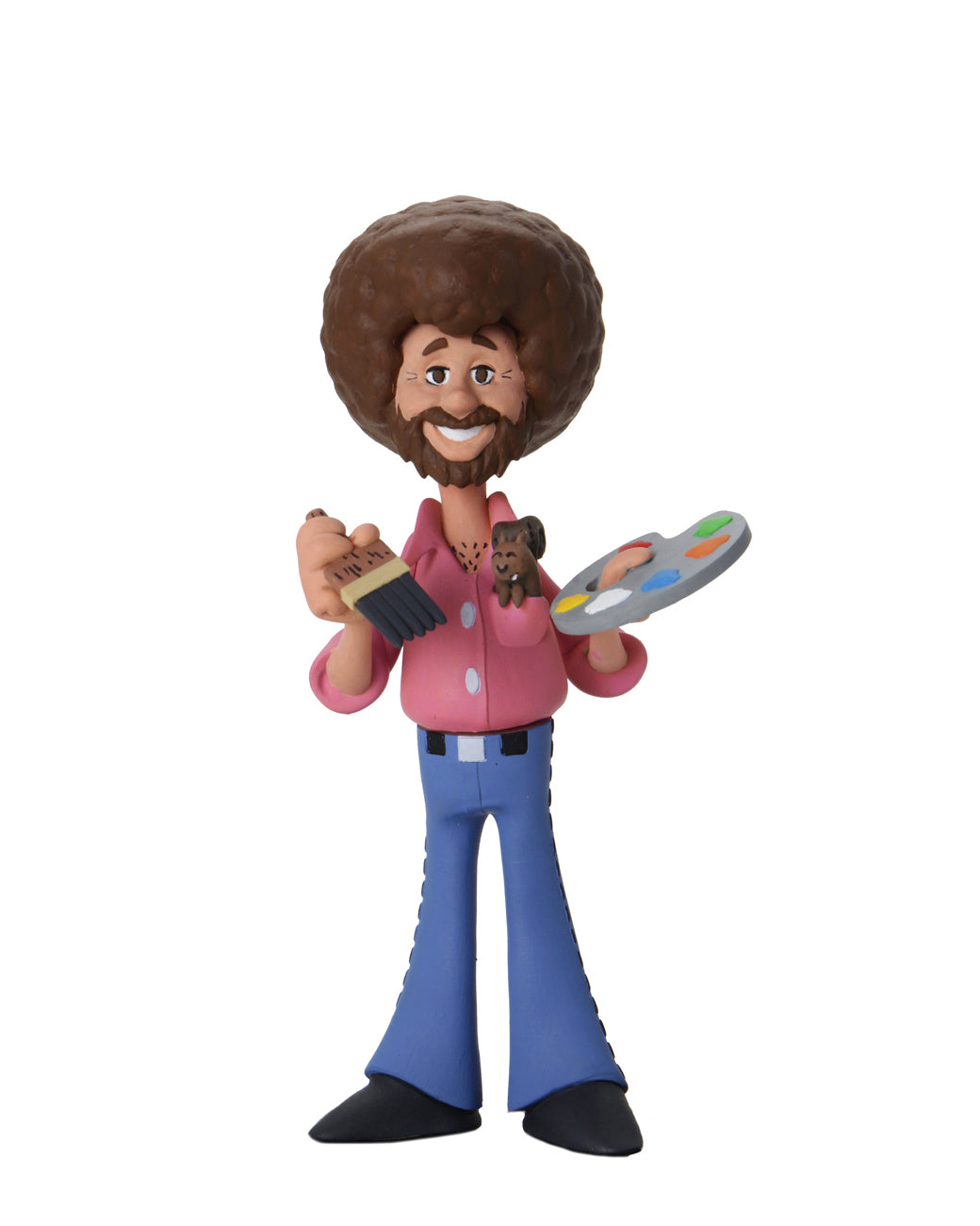 NECA - Toony Classics Bob Ross & Peapod 6" Action Figure - Zlc Collectibles
