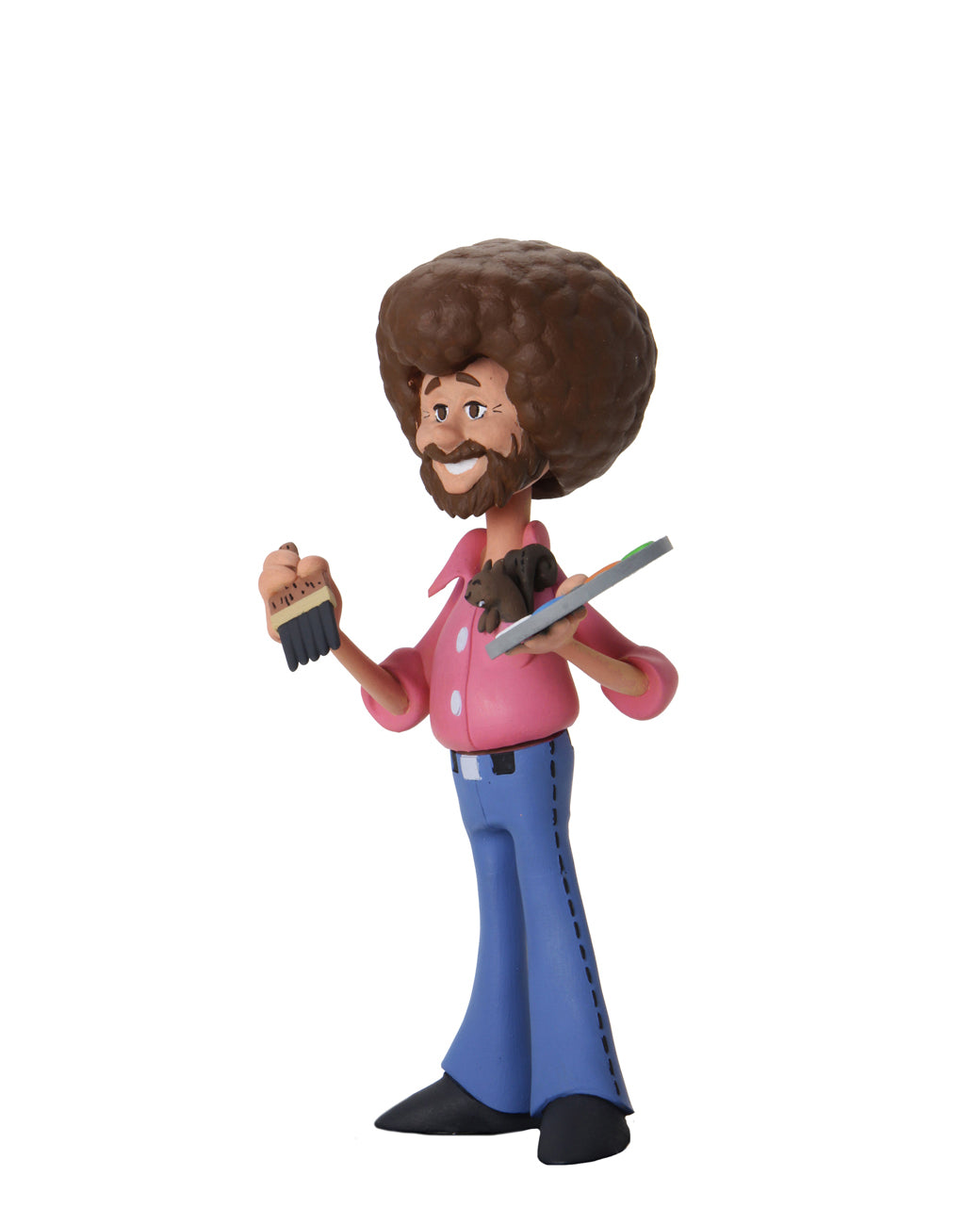 NECA - Toony Classics Bob Ross & Peapod 6" Action Figure - Zlc Collectibles