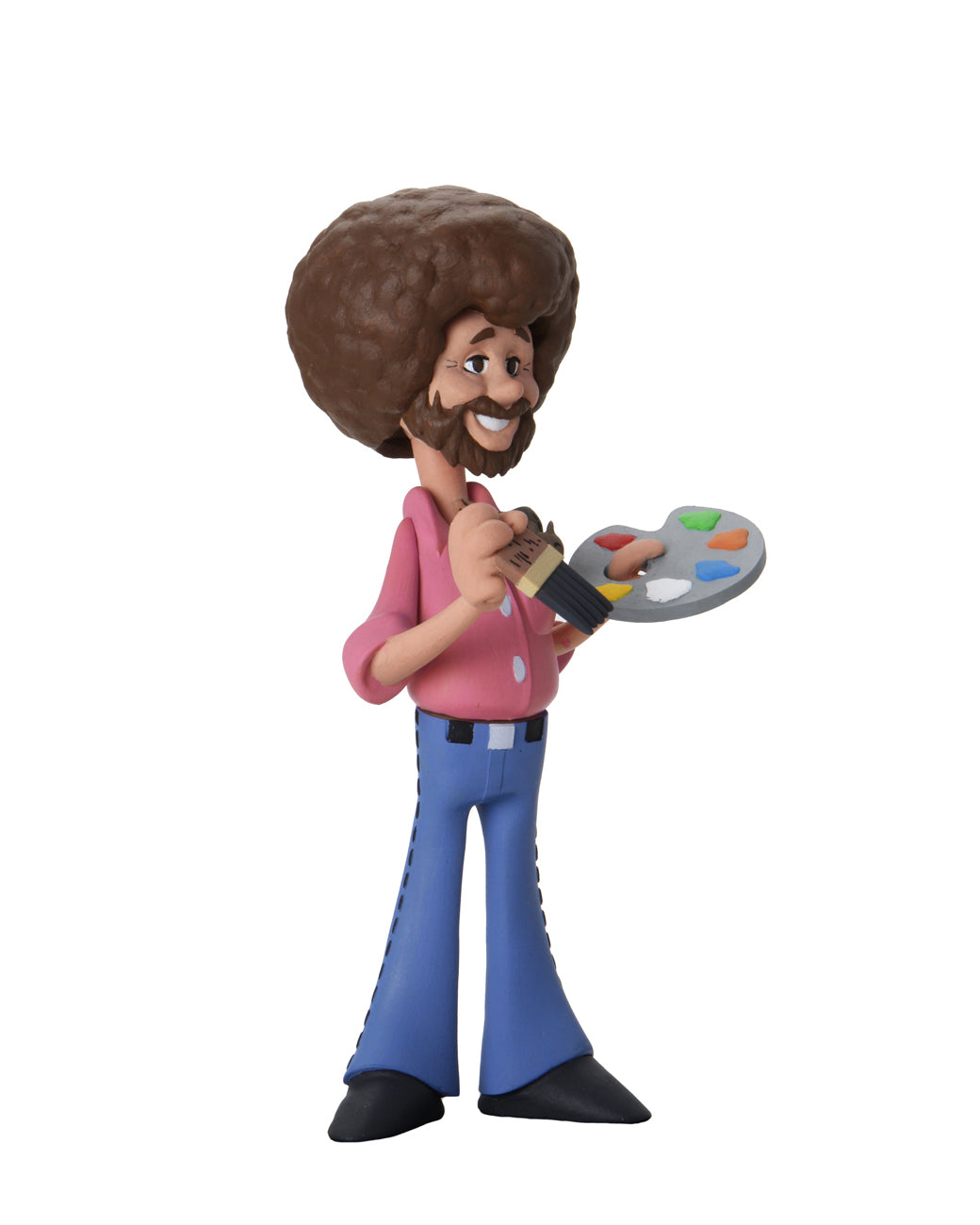 NECA - Toony Classics Bob Ross & Peapod 6" Action Figure - Zlc Collectibles