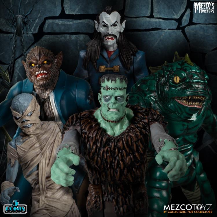 5 Points - Mezco's Monsters - Tower of Fear Deluxe Boxed Set