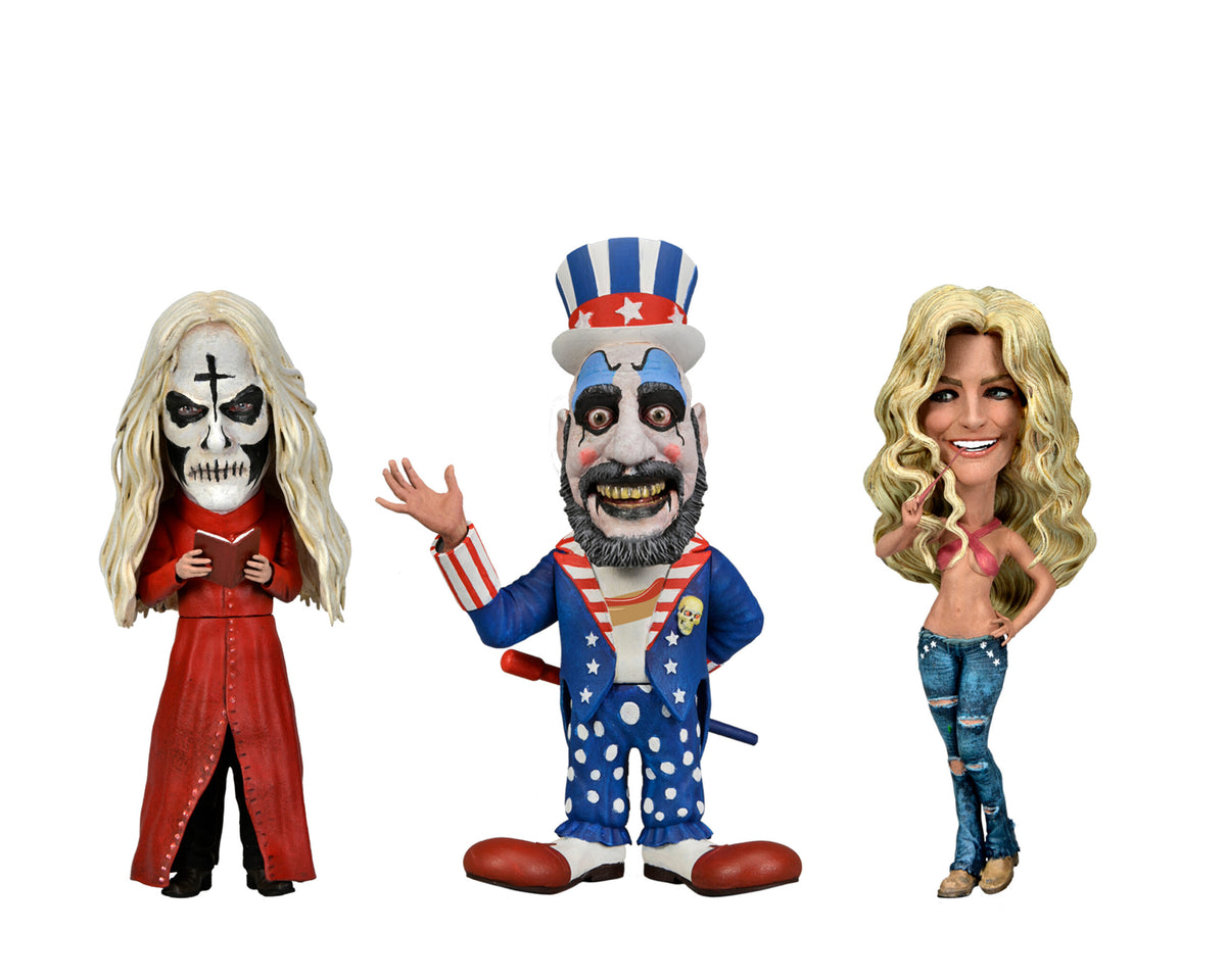 NECA - House of 1000 Corpses - Little Big Head Stylized Figures 3-Pack (Pre-Order Ships September)