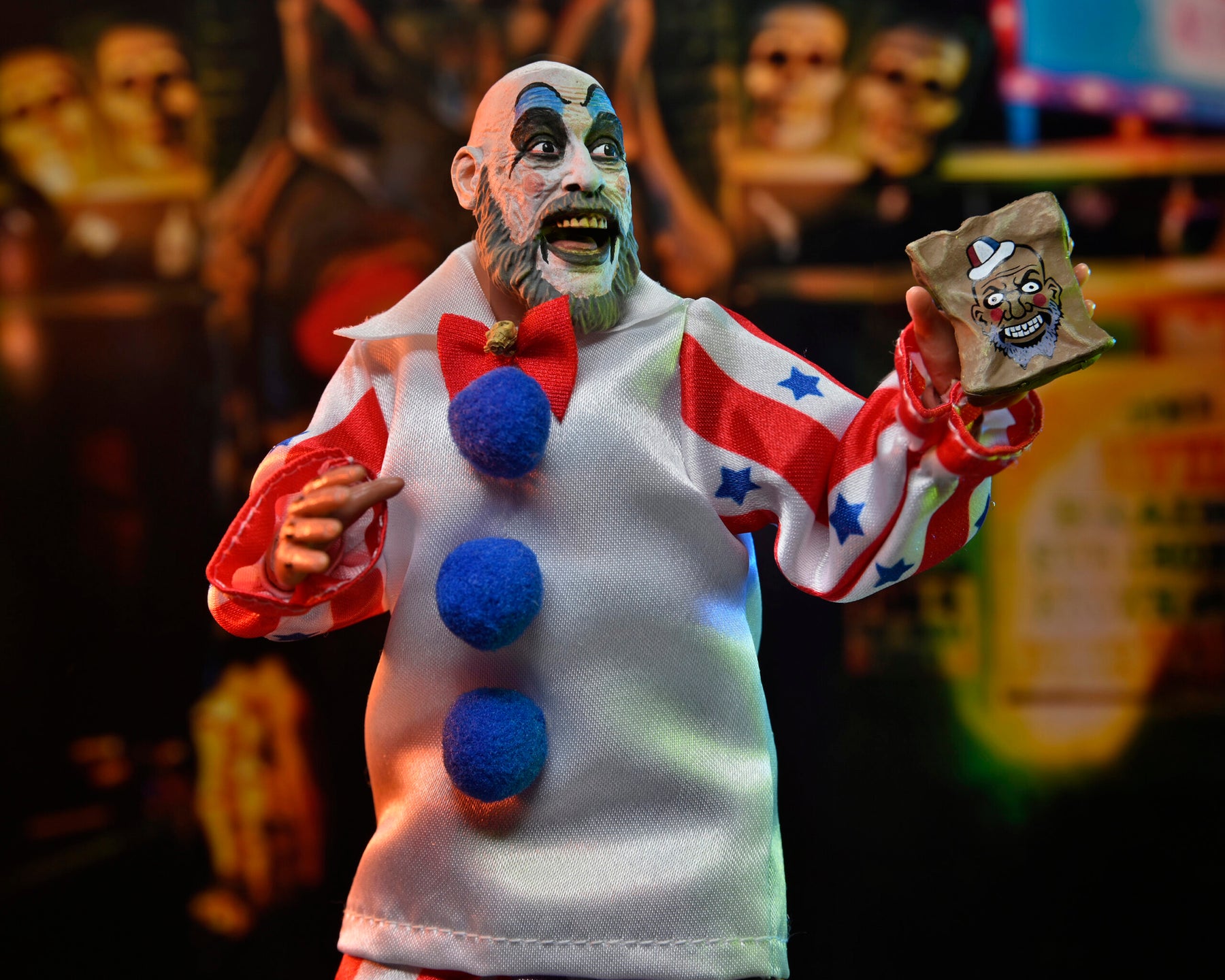 NECA - House of 1000 Corpses - Captain Spaulding (20th Anniversary) 8" Clothed Action Figure