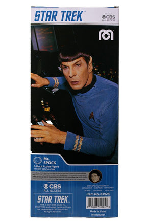 Damaged Package Mego Star Trek Mr. Spock 14" Action Figure - Zlc Collectibles